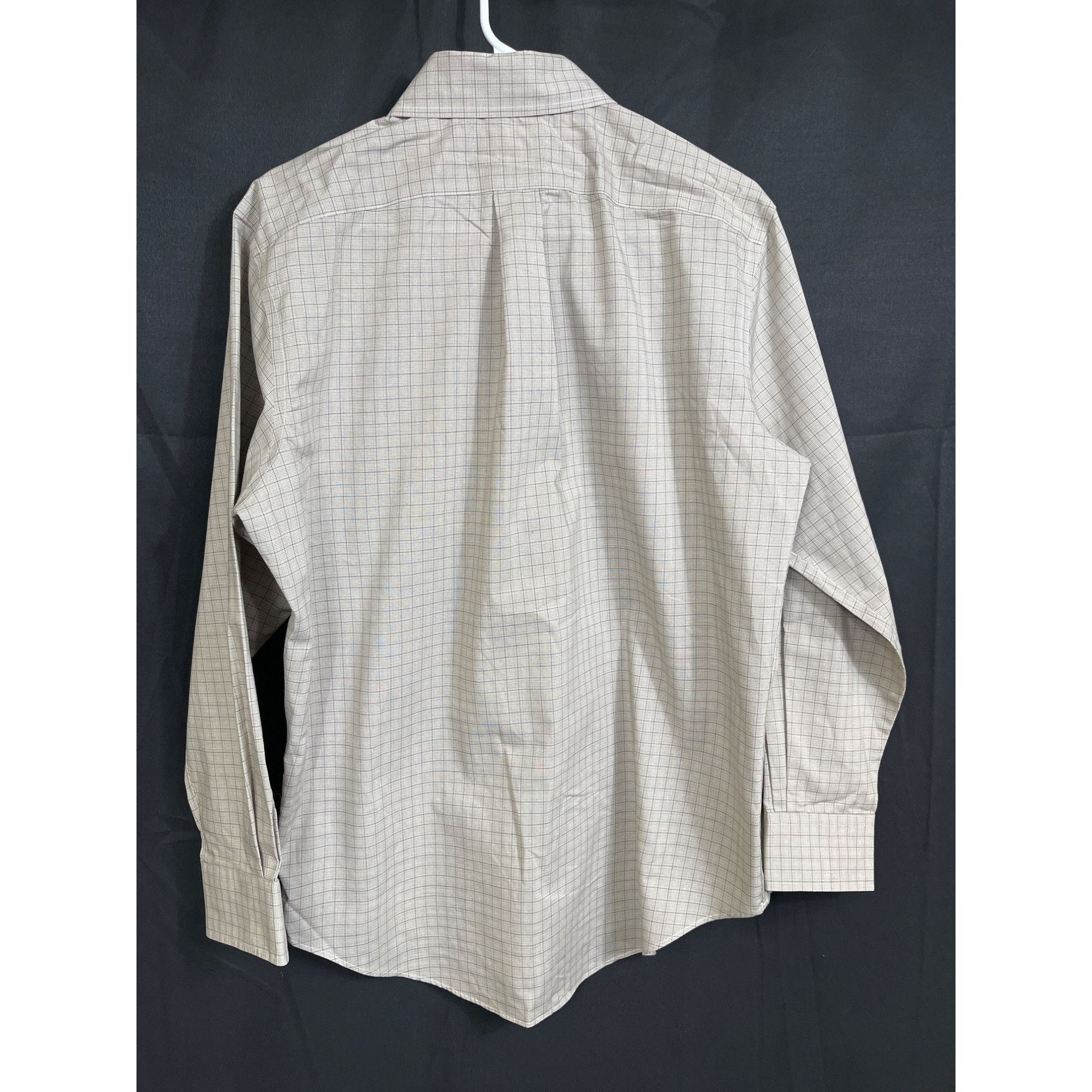 Lauren Ralph Lauren Lauren Ralph Lauren SKU 7776 Mens Beige Plaid Long Sleeve Bu Size US M / EU 48-50 / 2 - 2 Thumbnail