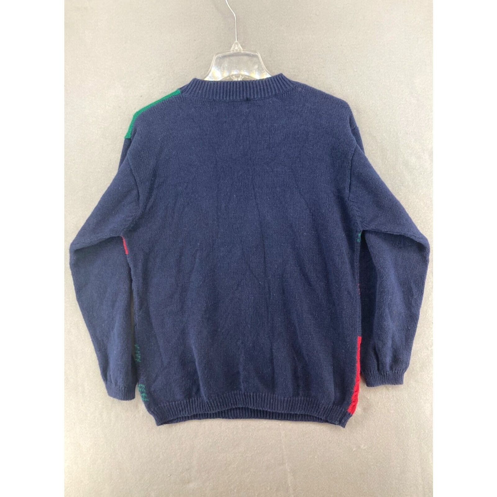 Jantzen Jantzen Sweater Womens Medium Blue Hand Embroidered Plaid Knit 90s Vintage Crew Neck Pullover Womens Size M / US 6-8 / IT 42-44 - 7 Thumbnail