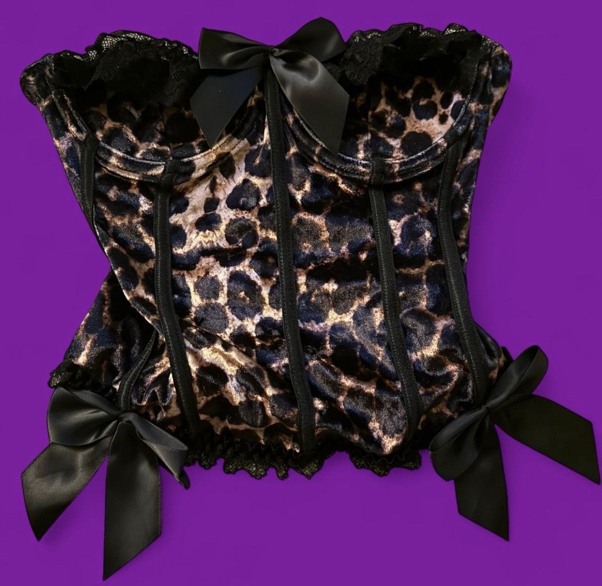 Minga London Y2K leopard corset Size S / US 4 / IT 40 - 1 Thumbnail
