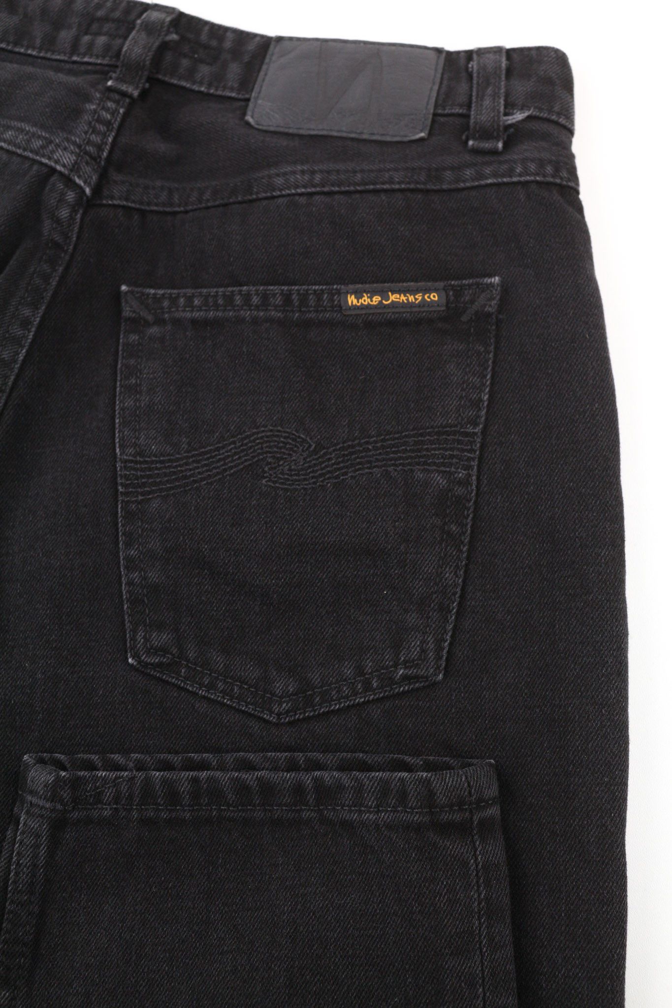 Nudie Jeans BREEZY BRIT W29/L28 Black Cotton Jeans 80627 Size 29" - 5 Thumbnail