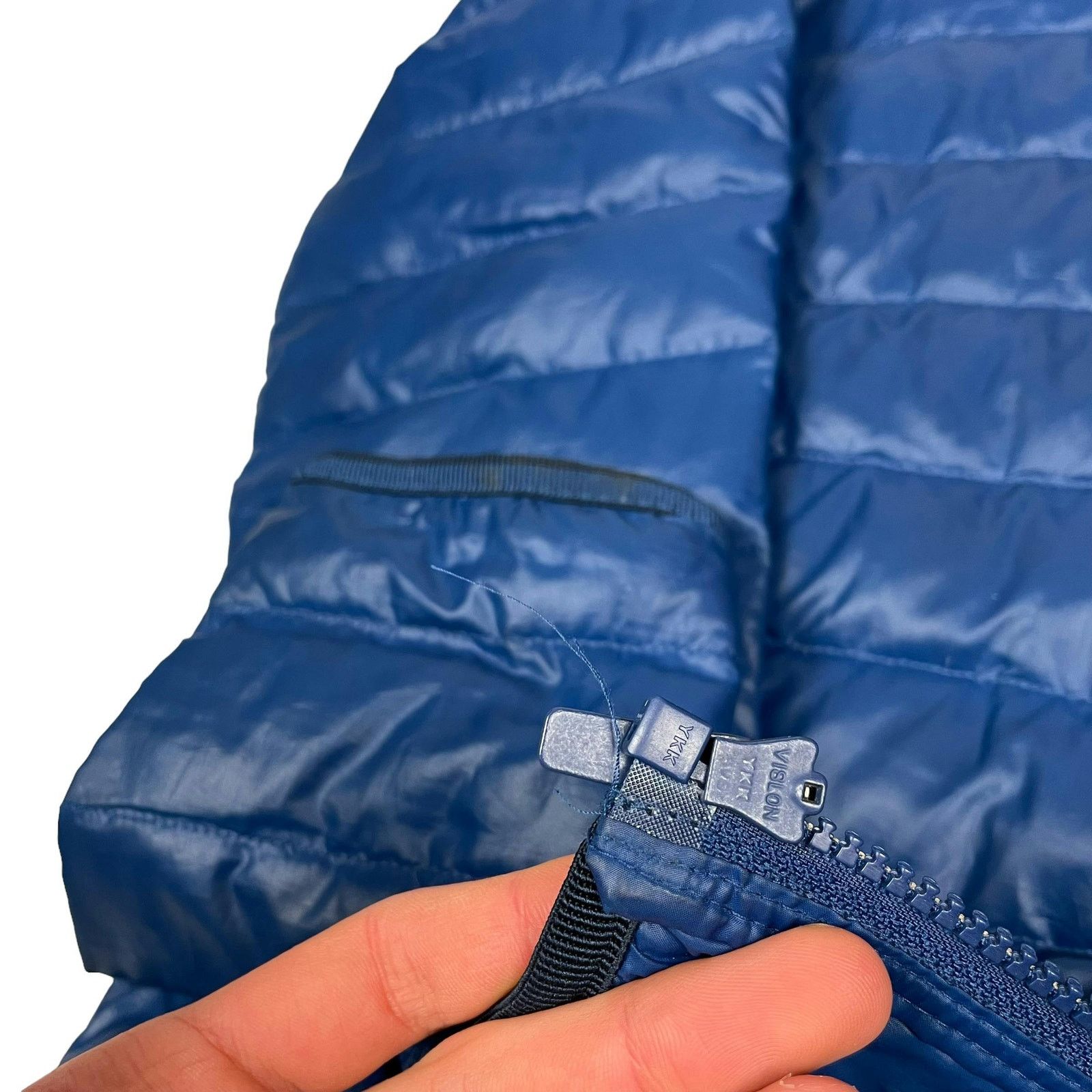 Nike Nike Sportswear Womens Blue Down Fill Hooded Puffer Jacket S Size S / US 4 / IT 40 - 11 Thumbnail
