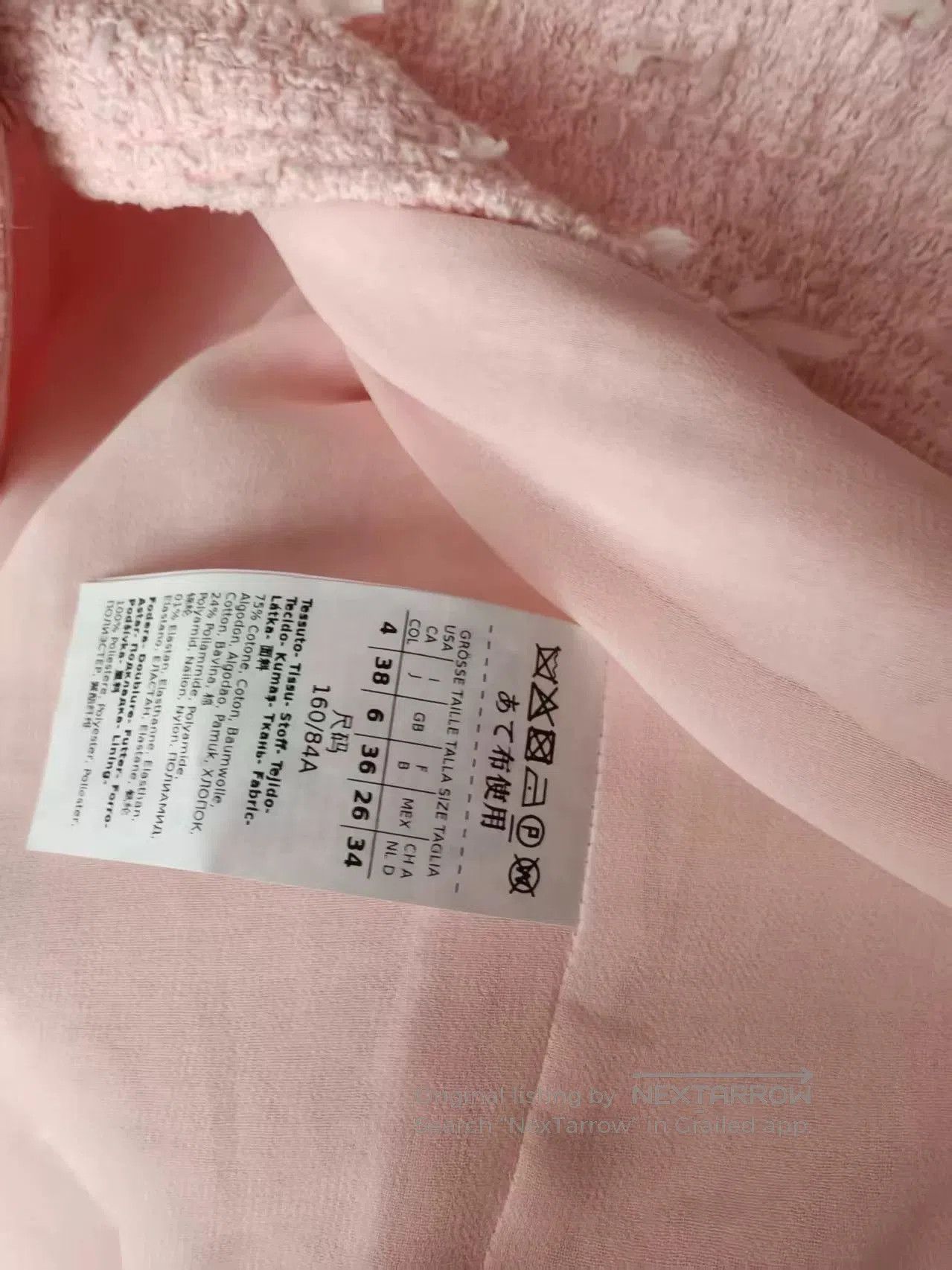 Max Mara MaxMara Pink Women's Coat. Size S / US 4 / IT 40 - 2 Thumbnail