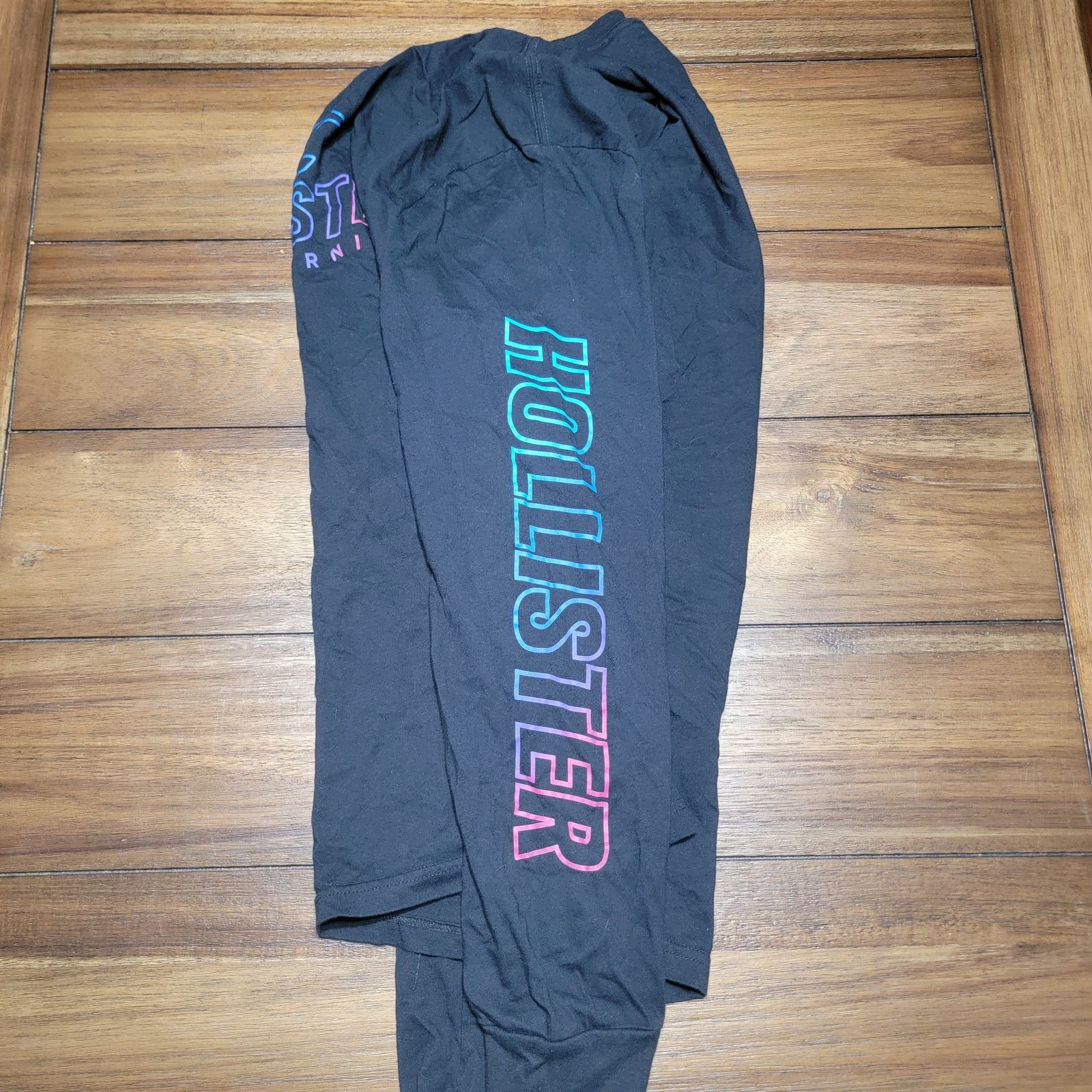 Hollister Hollister LS Black Unisex Tee Logo - Size Large Size US L / EU 52-54 / 3 - 3 Thumbnail