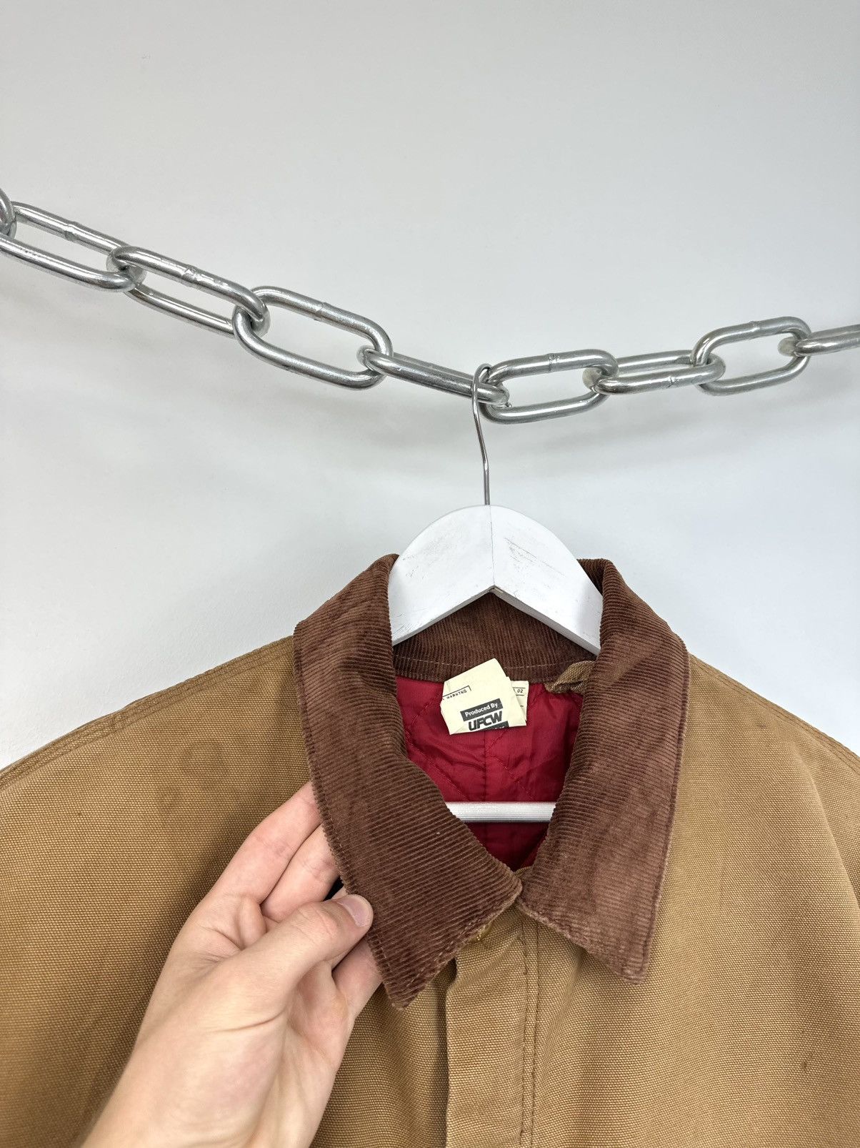 Carhartt Vintage 80s Carhartt USA Faded Utility Arctic Detroit Jacket Size US L / EU 52-54 / 3 - 5 Thumbnail