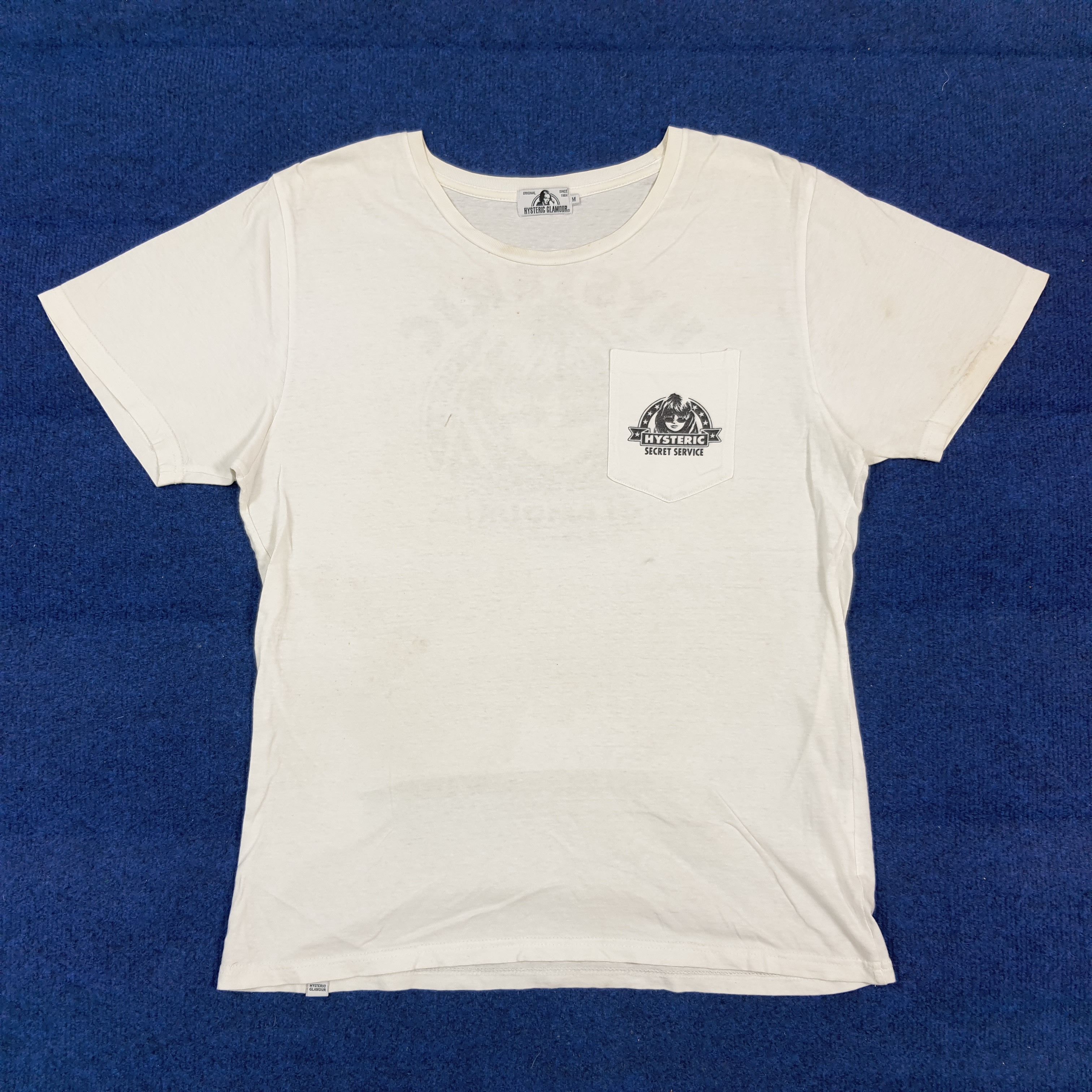 Hysteric Glamour Vintage Hysteric Glamour Secret Service Pocket Tee C299N2 Size US M / EU 48-50 / 2 - 3 Thumbnail