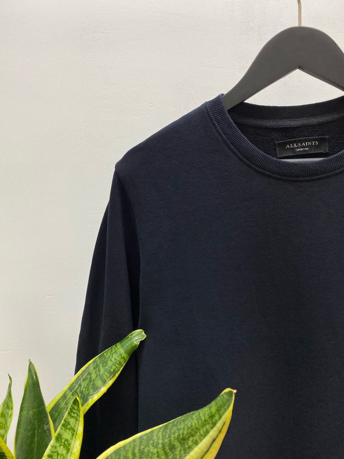 Allsaints × Vintage Vintage Allsaints Black Classic Sweatshirt Style Size US M / EU 48-50 / 2 - 7 Thumbnail