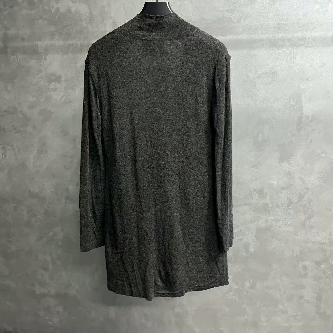 Lanvin lanvin gray long sleeve knitted cardigan Size US M / EU 48-50 / 2 - 5 Thumbnail