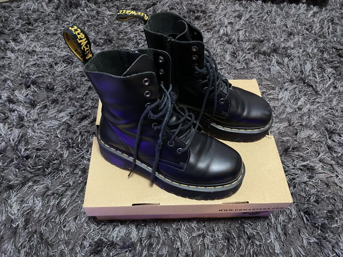 Dr. Martens Dr Martens JADON BOOTS SMOOTH LEATHER PLATFORMS Size US 8 / EU 41 - 10 Thumbnail