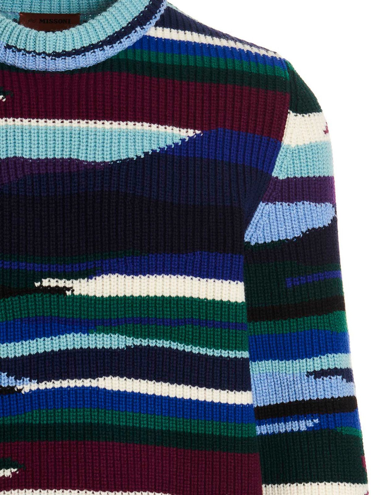 Missoni o1y0225 Crewneck Sweater in Multicolor Size US M / EU 48-50 / 2 - 3 Thumbnail