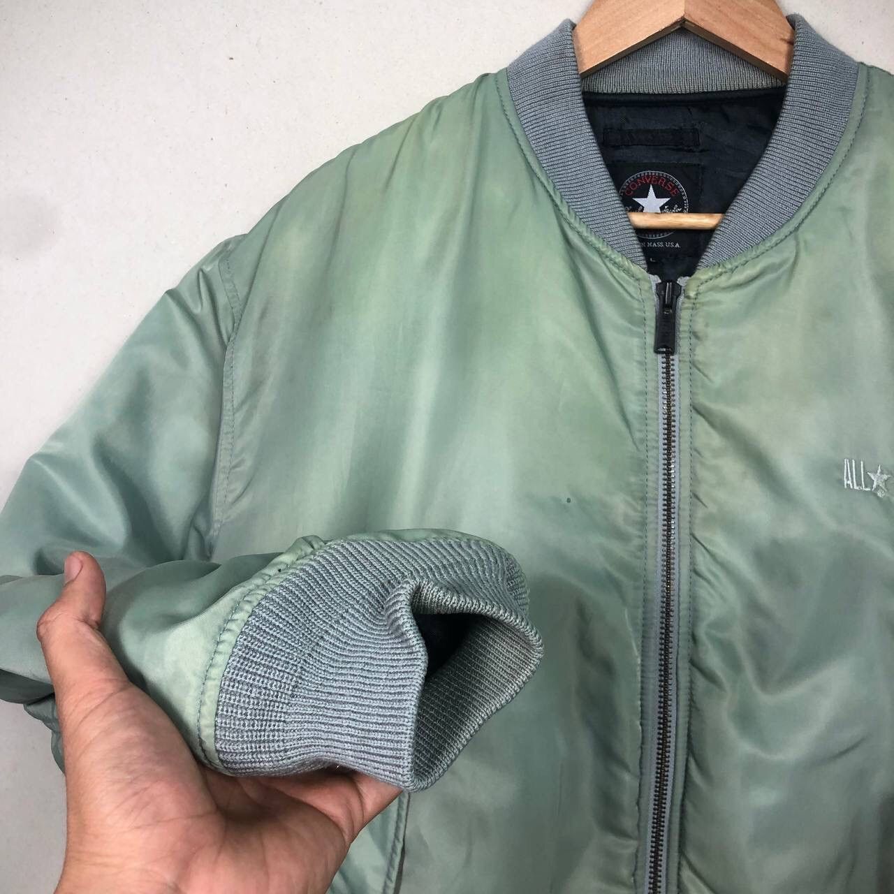 Converse Vintage Y2K Converse Bomber Jacket Size US L / EU 52-54 / 3 - 7 Thumbnail