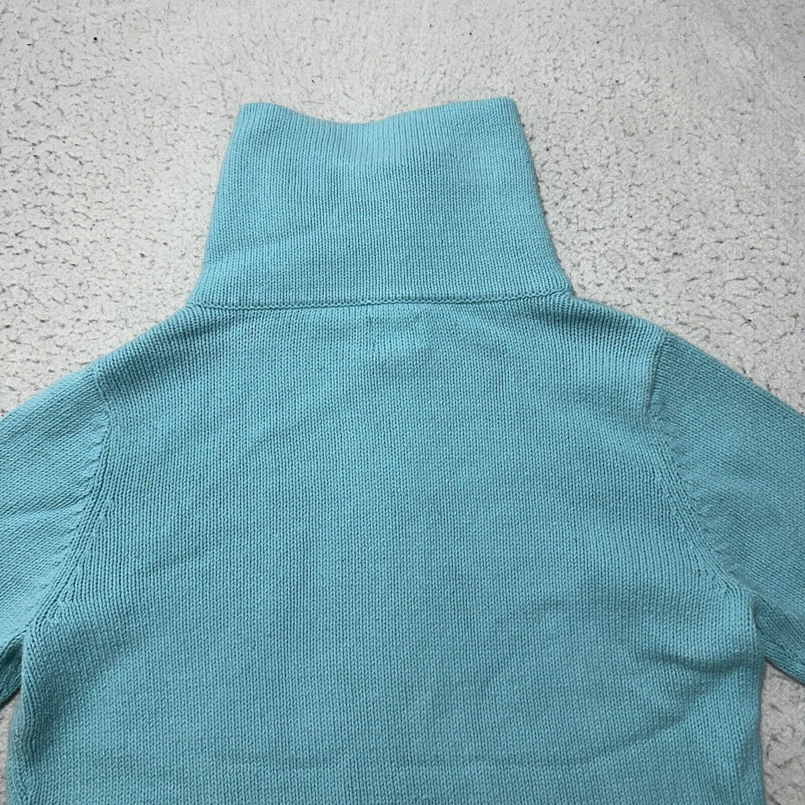 Chicos Chico's Medium Full Zip High Neck Cardigan Sweater Size M / US 6-8 / IT 42-44 - 10 Thumbnail
