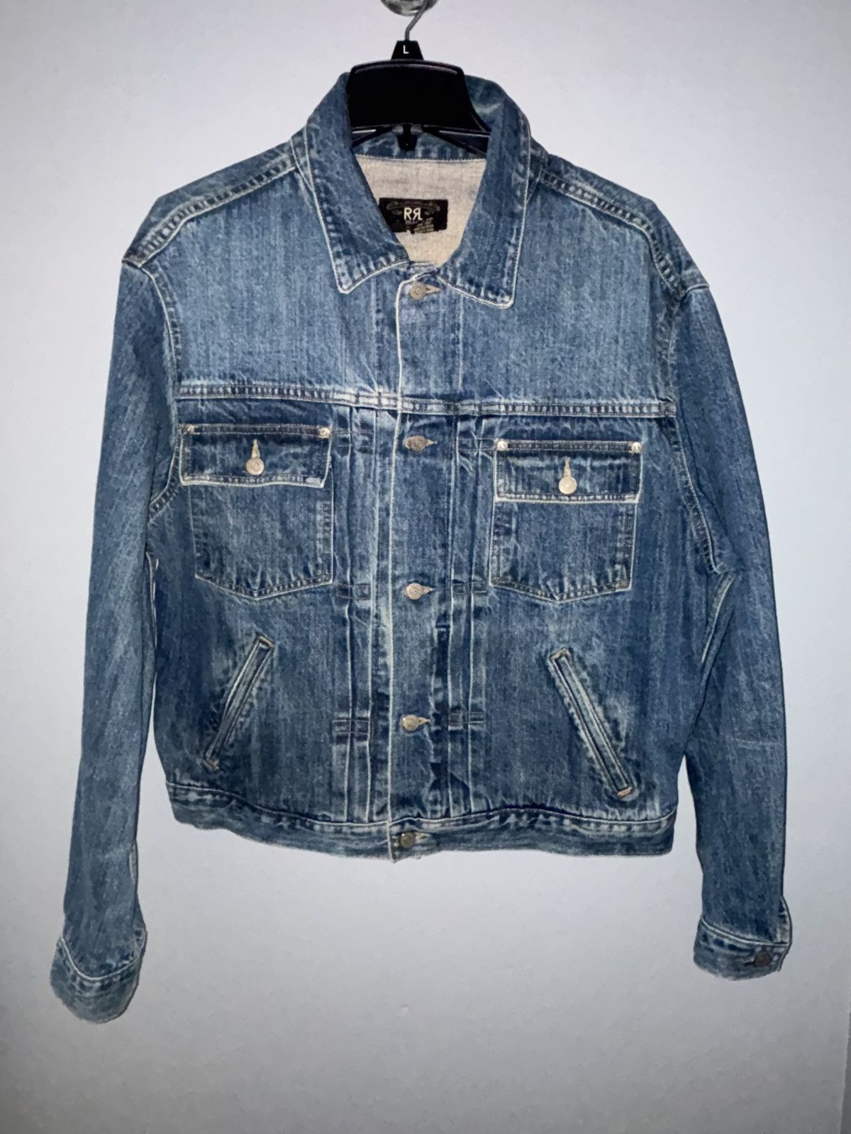 Polo Ralph Lauren × Ralph Lauren Double R Ralph Lauren Denim Jacket Size US L / EU 52-54 / 3 - 12 Thumbnail