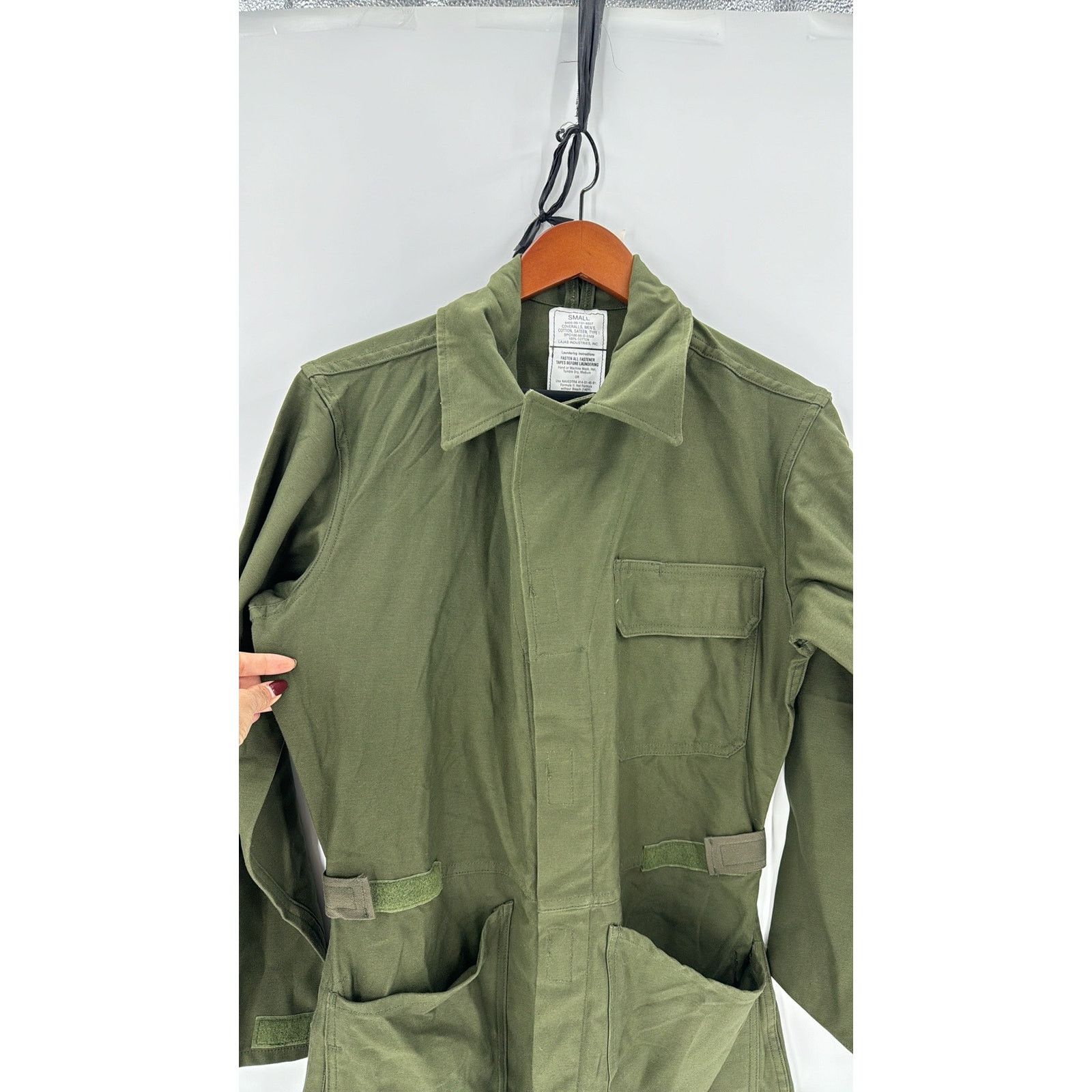 Other USAF Military ARMY Airforce Flight Suit Coveralls Size small Size 26" / US 2 / IT 38 - 3 Thumbnail