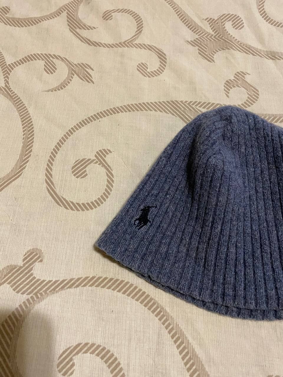 Polo Ralph Lauren Polo Ralph Lauren Ribbed Knit Beanie – Blue – One Size Size ONE SIZE - 2 Thumbnail