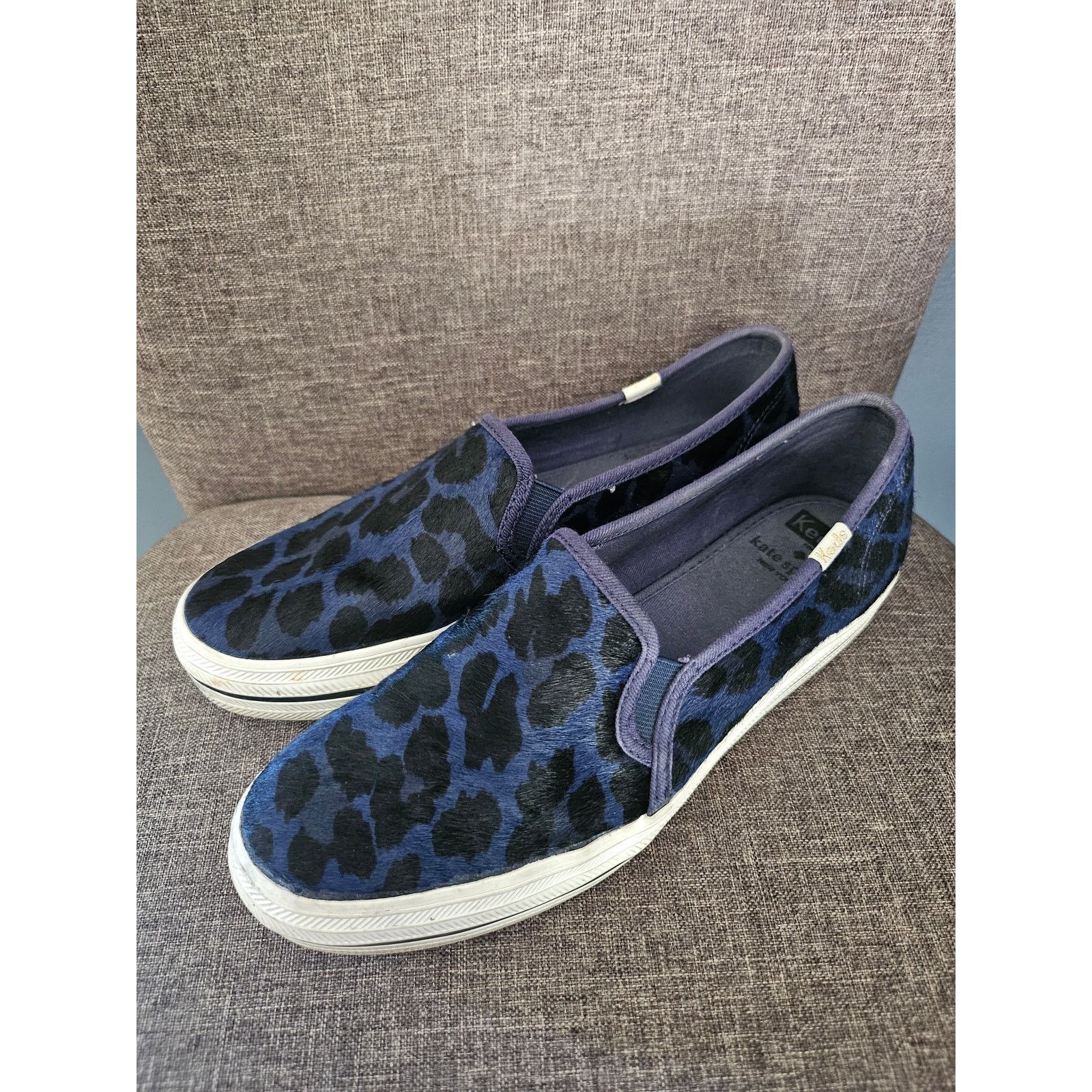 Kate Spade Kate Spade Cheetah Blue Sneakers Size 8 Size US 8 / IT 38 - 3 Thumbnail