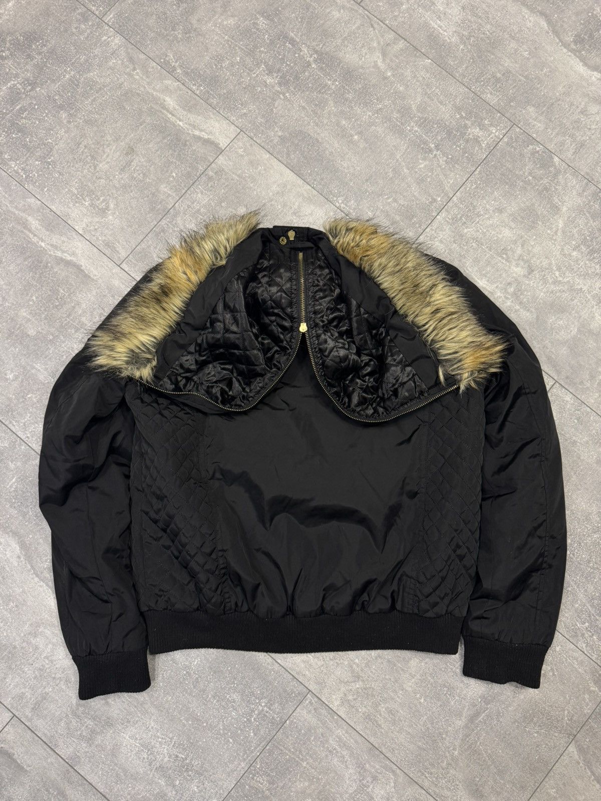 If Six Was Nine RARE vintage If Six Was Nine style fur bomber jacket Y2K Size US S / EU 44-46 / 1 - 7 Thumbnail