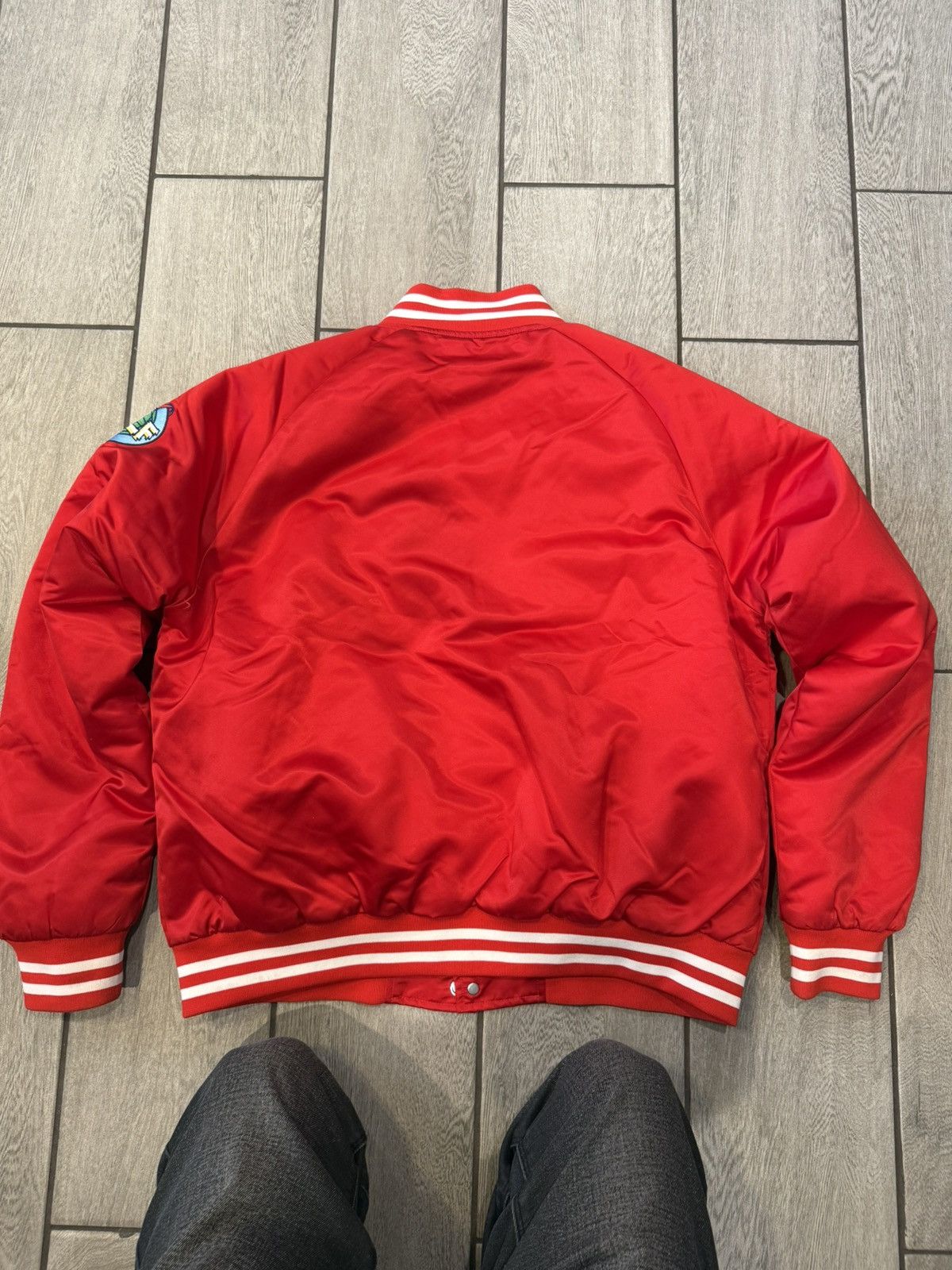 Golf Wang × Tyler The Creator Golf Wang Satin Varsity Size US M / EU 48-50 / 2 - 2 Thumbnail