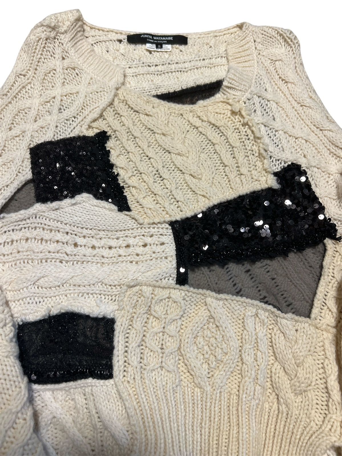 Junya Watanabe Junya Watanabe AD2014 Rare Multi Patchwork Sweater GRAIL Size US M / EU 48-50 / 2 - 4 Thumbnail