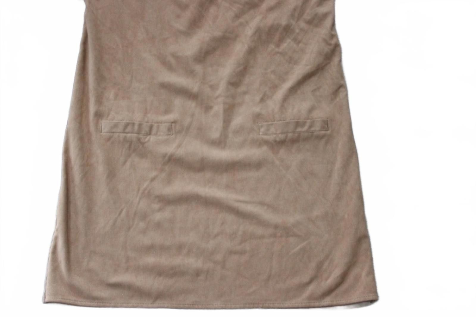 Other New York & Company Short Sleeve Tan Knit Dress Size Small Size S / US 4 / IT 40 - 4 Thumbnail