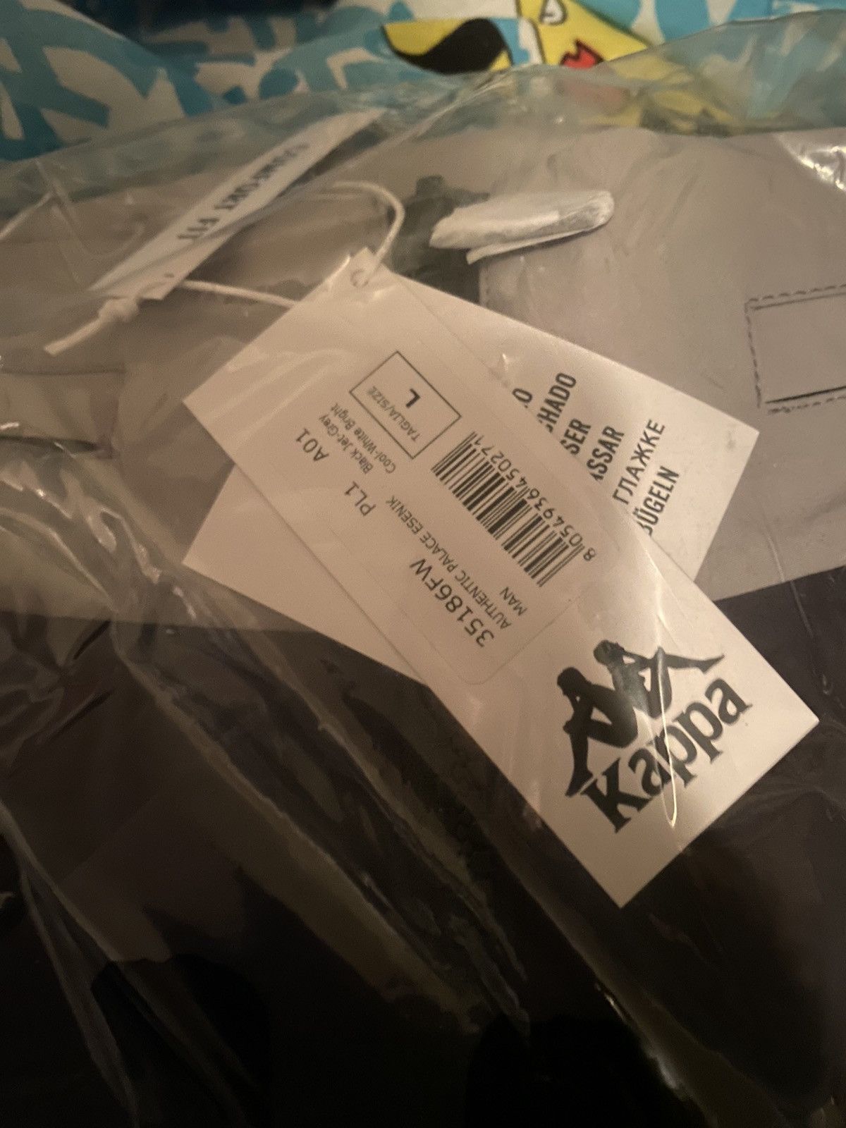 Kappa × Palace Palace Kappa Warm Up Jacket Black Large Size US L / EU 52-54 / 3 - 9 Thumbnail