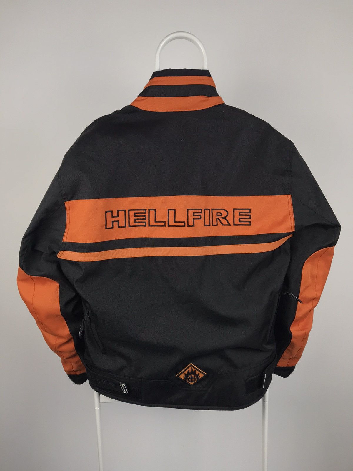 Vintage Vintage Hellfire Big Logo Racing Moto Biker Nylon Jacket Size US M / EU 48-50 / 2 - 5 Thumbnail