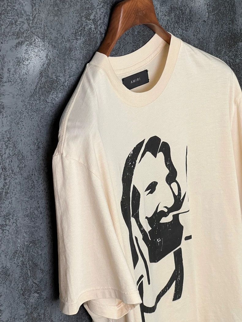 Amiri Amiri Beige human head cotton short-sleeved shirt Size US L / EU 52-54 / 3 - 6 Thumbnail