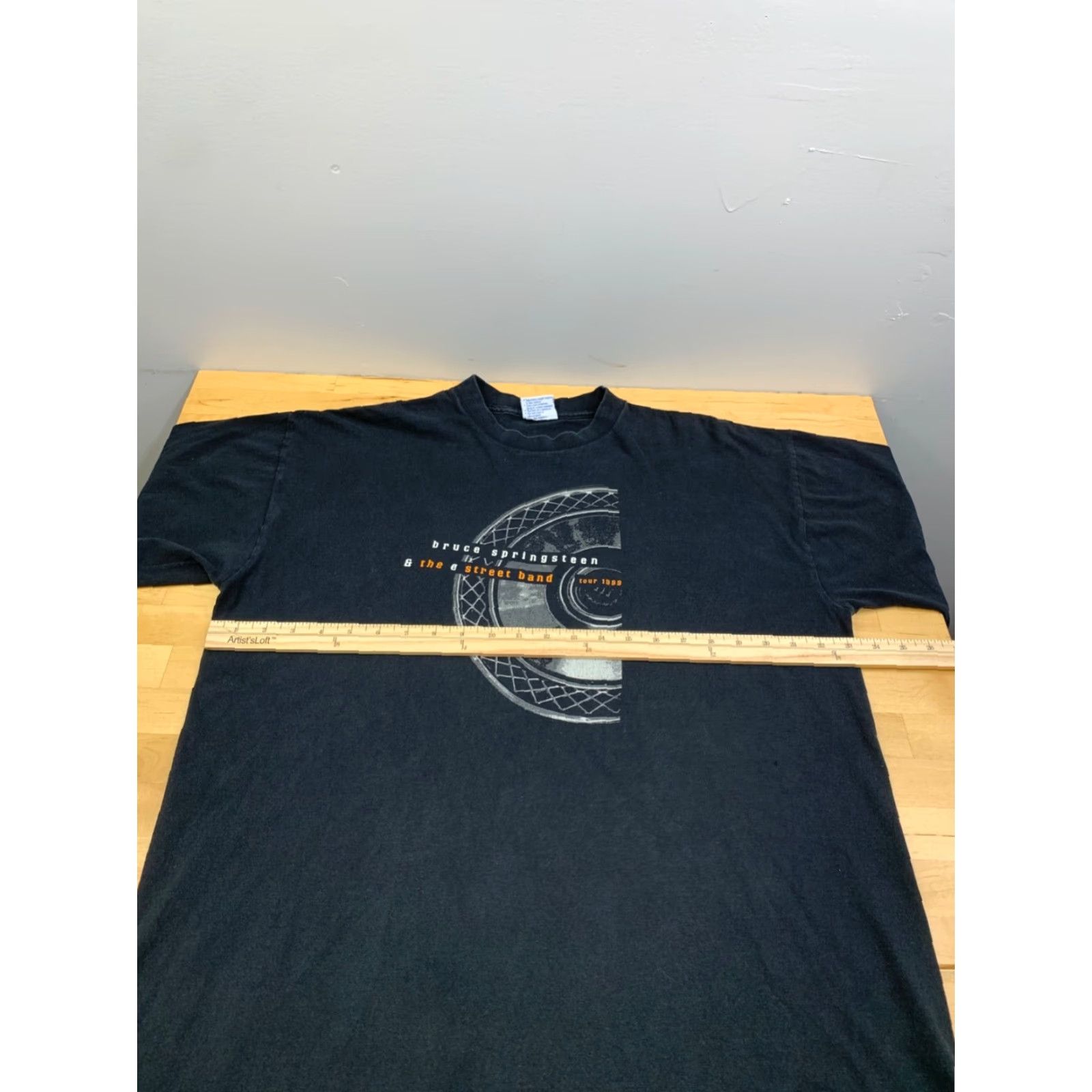 Vintage VINTAGE Bruce Springsteen & The E Street Band 1999 Tour Shirt XL Black All Sport T-Shirt Men Band Graphic Print Crew Neck Short Sleeve 11525 Mens Size US XL / EU 56 / 4 - 6 Thumbnail