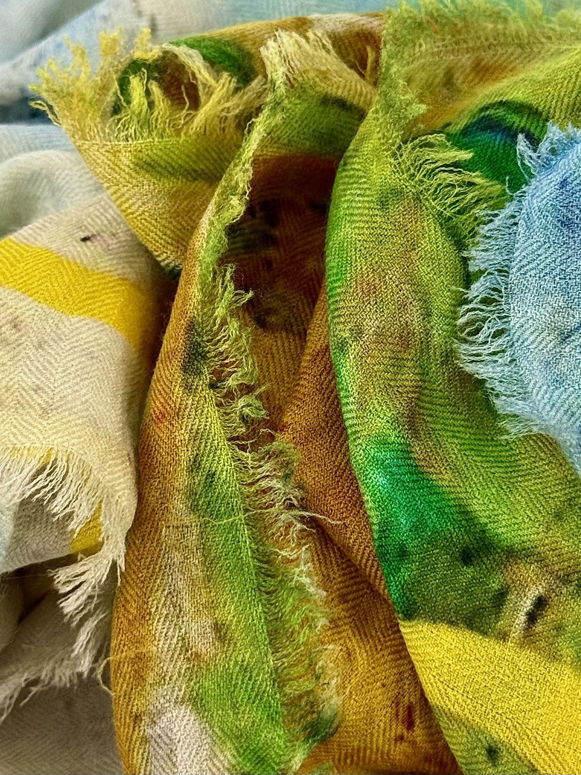 Louis Vuitton Louis Vuitton - Jeff Koons - 2017 - Van Gogh Cashmere Scarf Size ONE SIZE - 11 Thumbnail