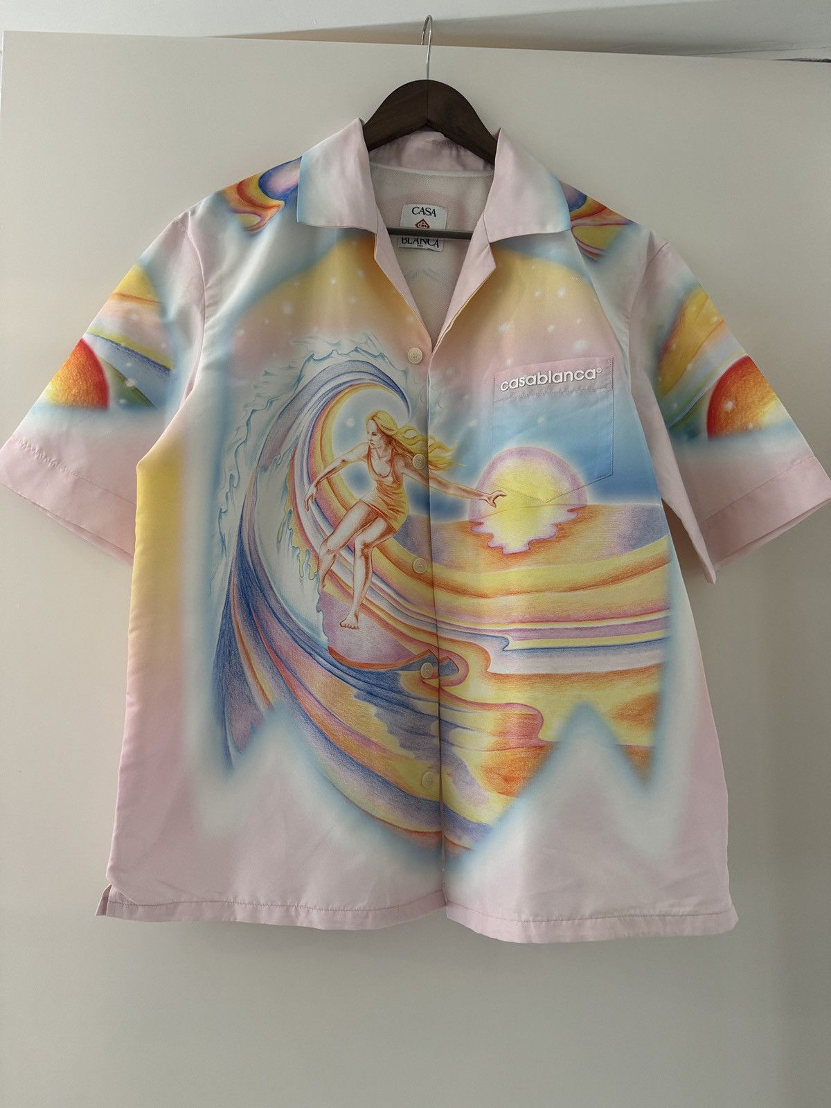 BNWT Psychedelic Nirvana Short Sleeve Shirt Size L