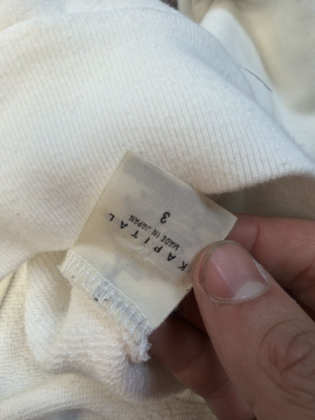 Kapital Kapital working class crewneck white Size US M / EU 48-50 / 2 - 4 Thumbnail