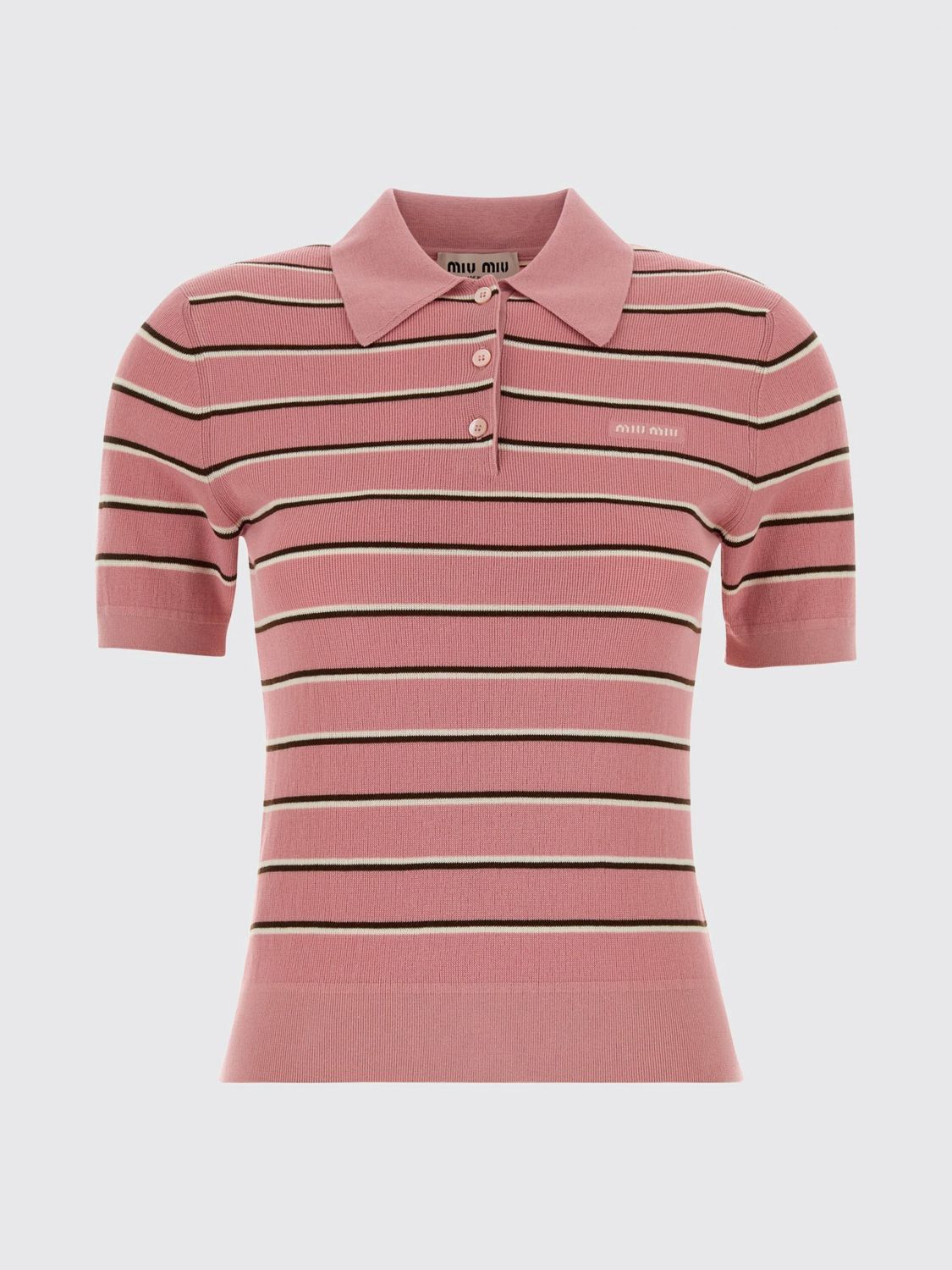 Miu Miu Miu Miu T-Shirt Woman Pink Size M / US 6-8 / IT 42-44 - 1 Preview