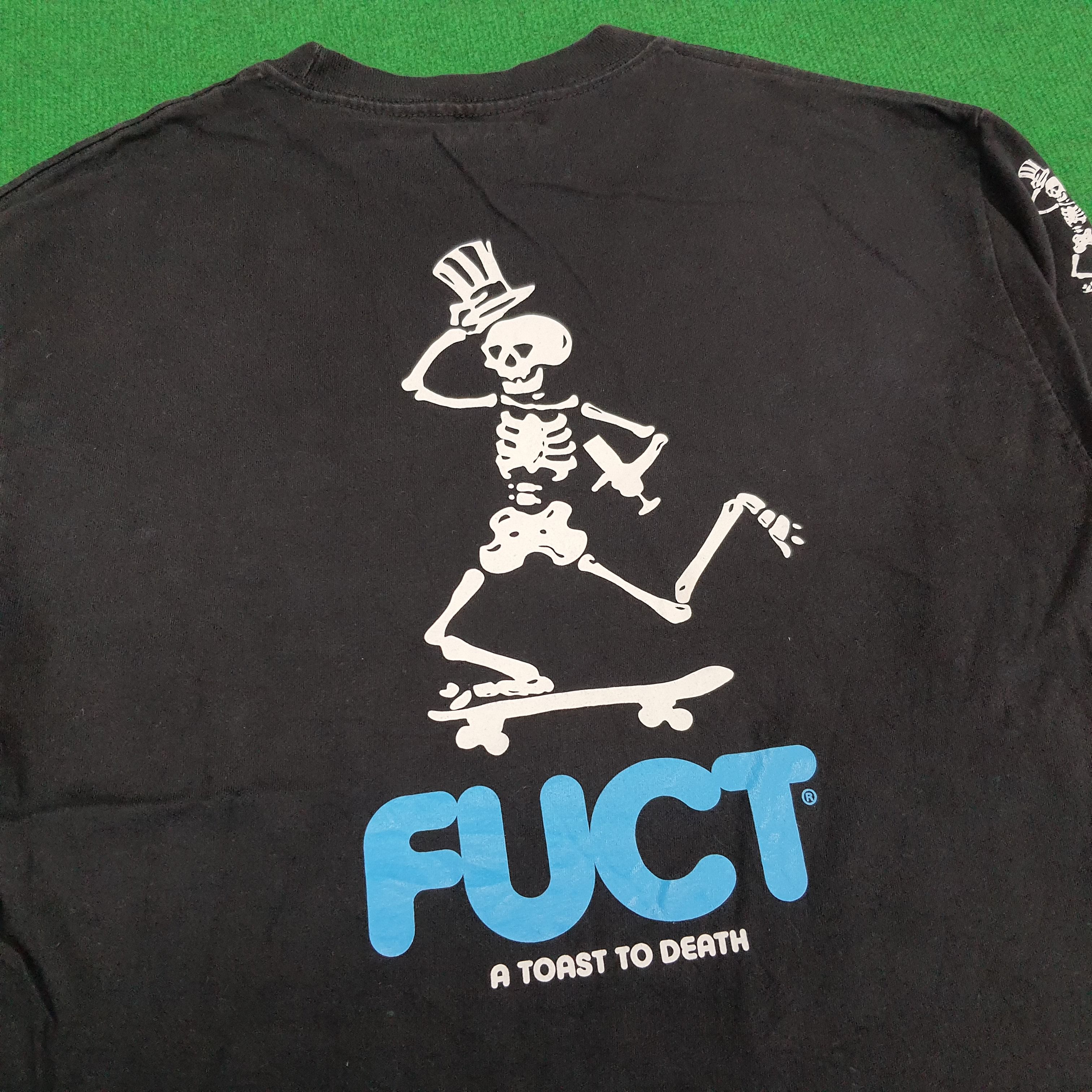 FUCT Vintage FUCT A Toast To Death Skate T-shirt Size US M / EU 48-50 / 2 - 2 Thumbnail