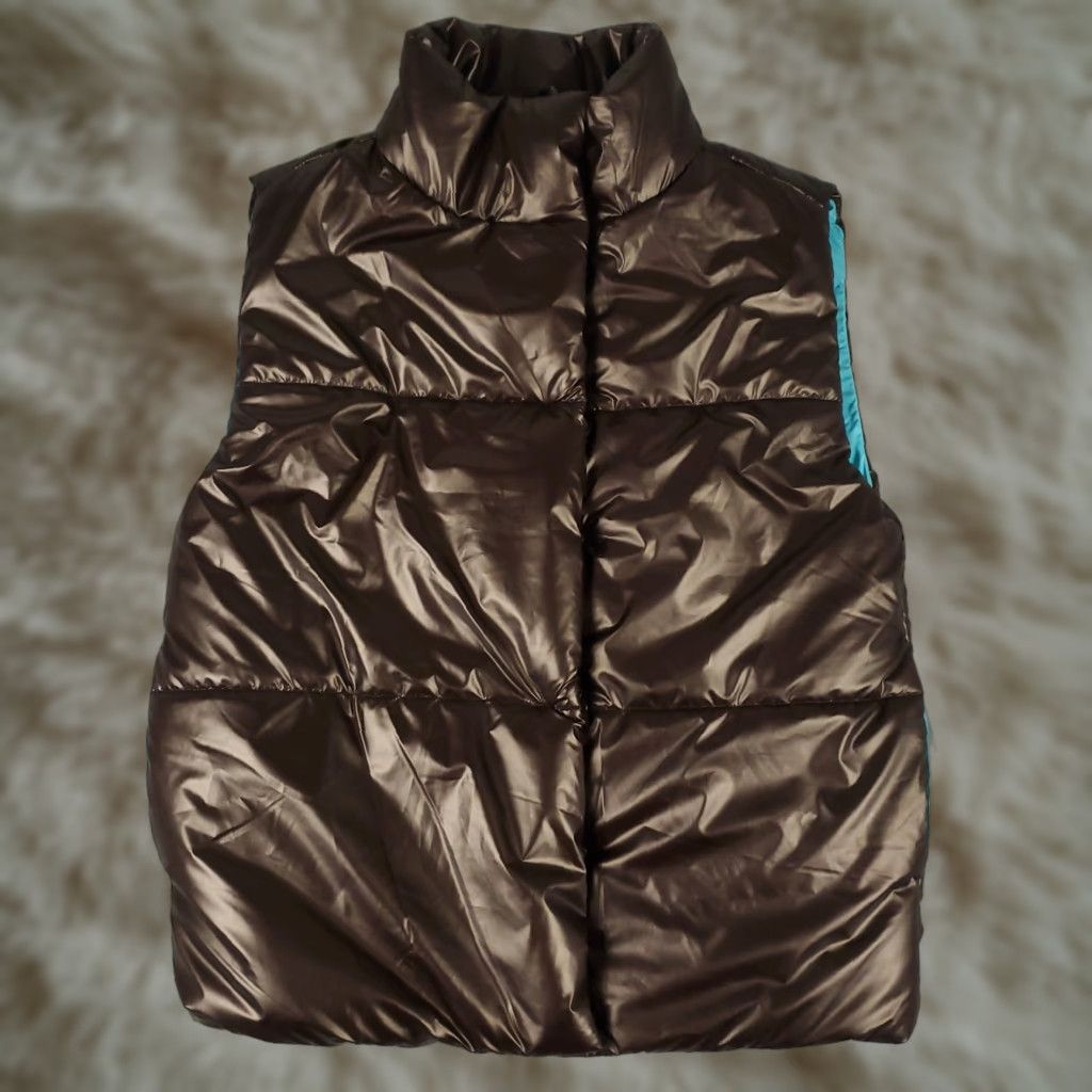 Fabletics Fabletics Vest Womens Size XXS Brown Oversized Puffer Full Zip Up Size XXS / US 00 / IT 34 - 1 Thumbnail