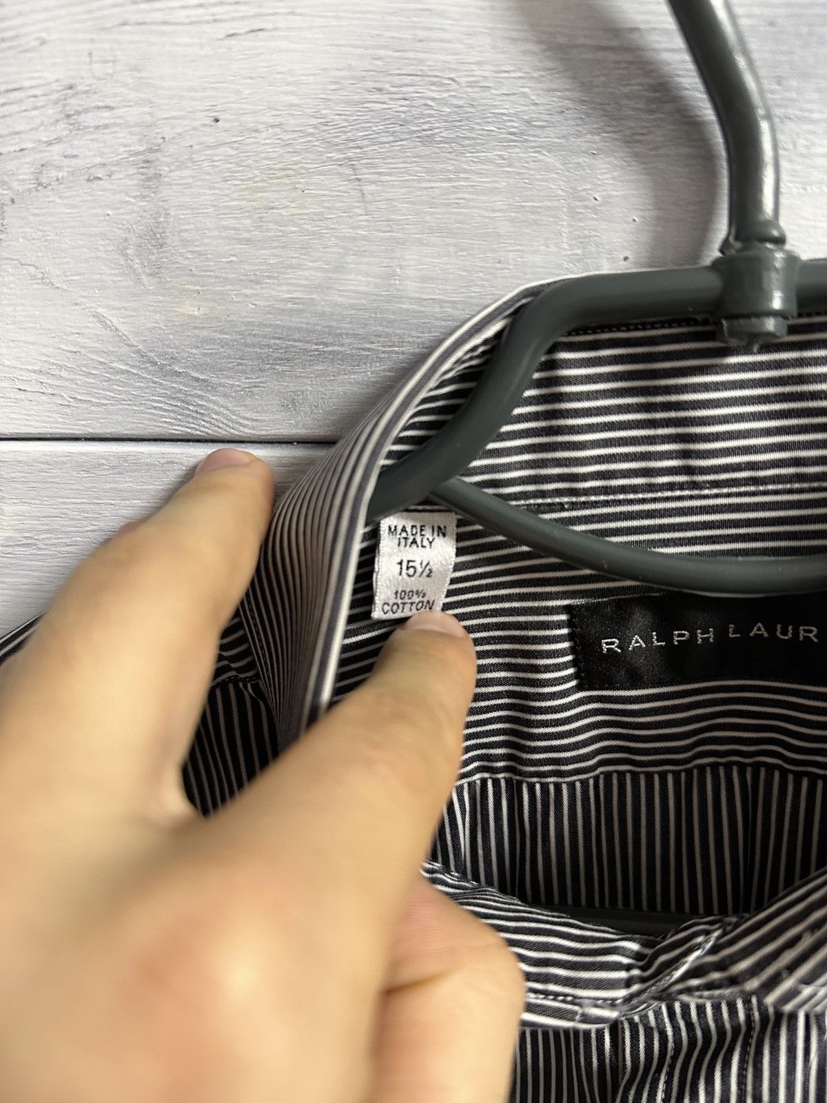 Ralph Lauren Black Label Ralph Lauren Black Label Shirt Made In Italy Size US M / EU 48-50 / 2 - 9 Thumbnail