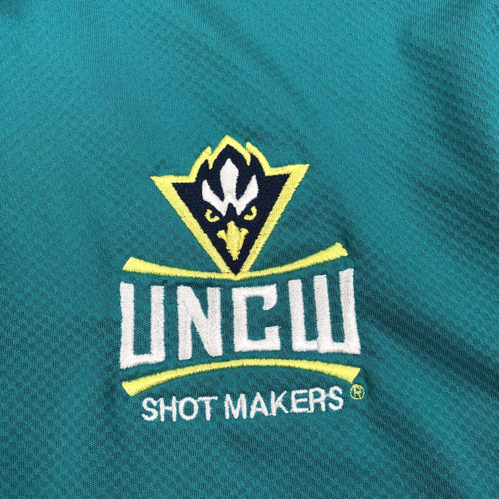 Under Armour Under Armour Polo Shirt UNCW Shot Makers Men's Teal Performance Dry Fit Short Sleeve Size M Loose Fit Size US M / EU 48-50 / 2 - 3 Thumbnail