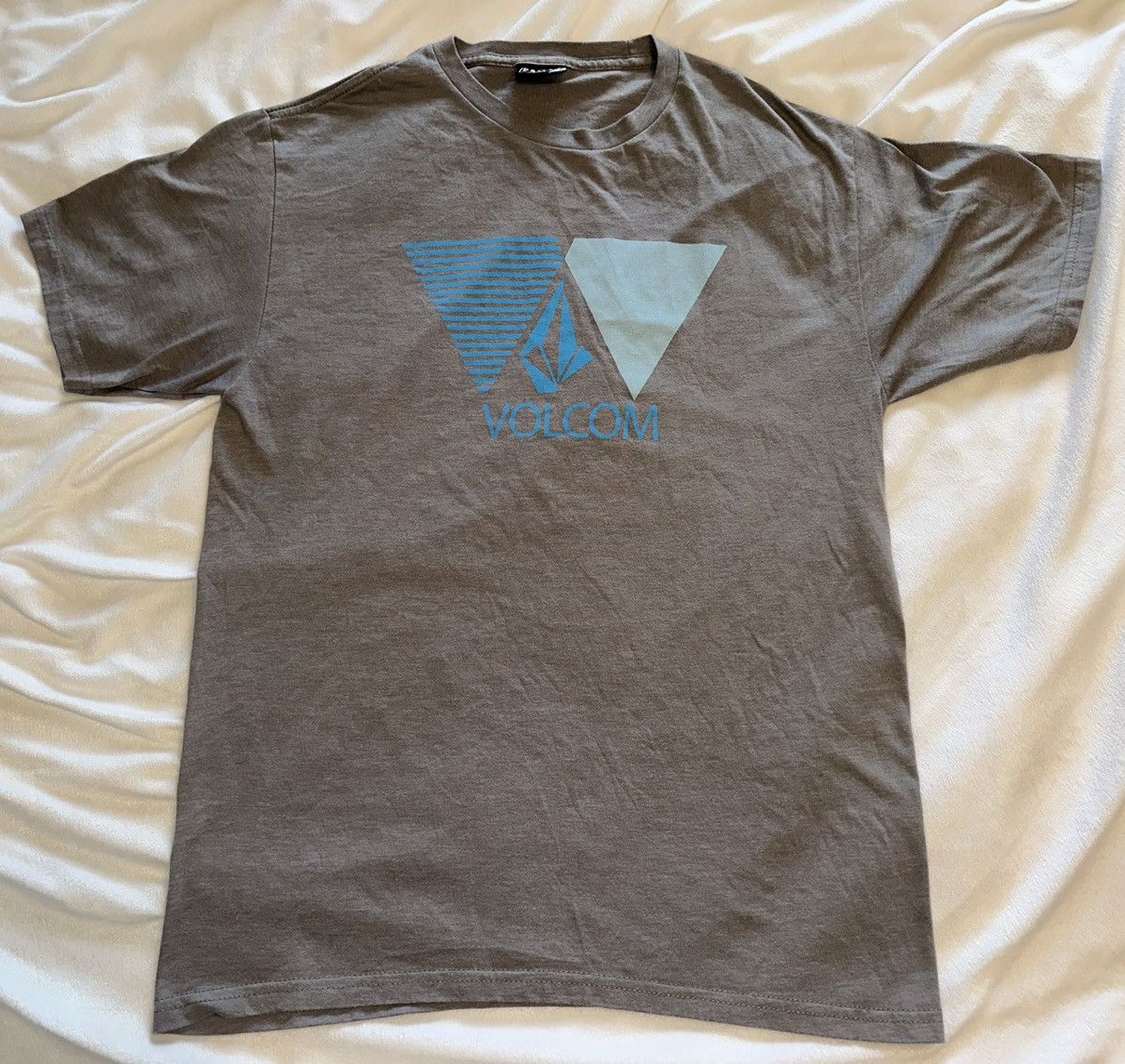 Volcom Volcom Men S/S T-Shirt Gray Geometric Graphic Tee-Size Med Size US M / EU 48-50 / 2 - 1 Thumbnail