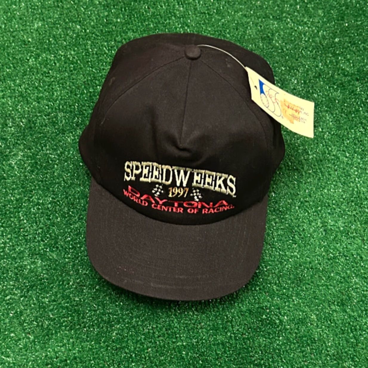 Vintage VINTAGE Daytona Speedway 1997 Speed Weeks NASCAR VTG SnapBack Hat Adult One Size Black 90s Racing Mens NWT Size ONE SIZE - 5 Thumbnail