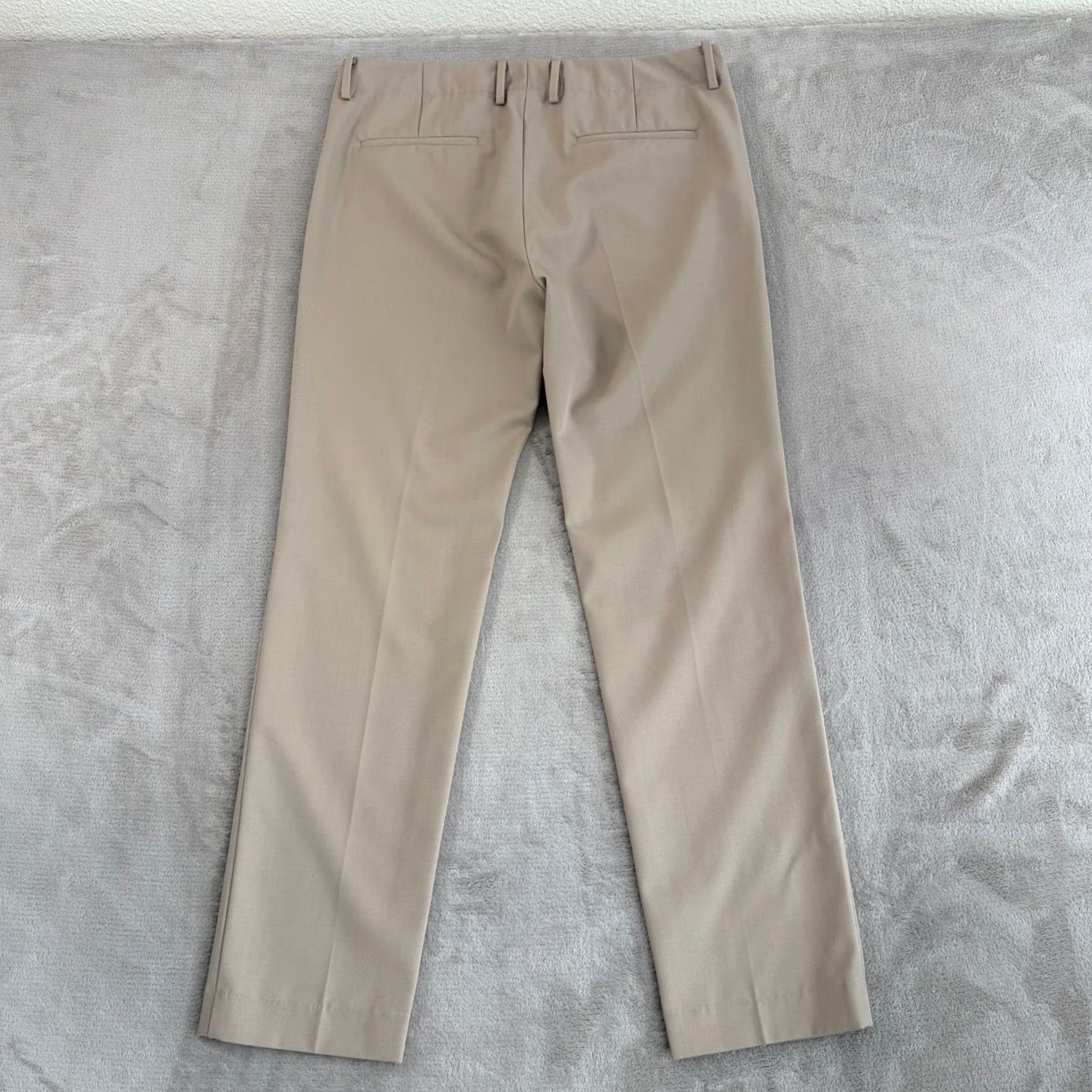 Allsaints ALLSAINTS Talia Straight Fit Trouser Pants Beige Men 34x30 Wool Polyester Flat Front Button Dress Pants Slim? Regular Unspecified Size US 34 / EU 50 - 6 Thumbnail