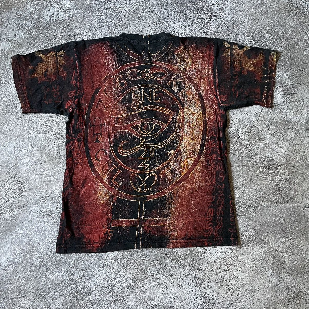 Vintage Vintage 90s Behemoth Graphic Tee Thrashed Horror Grunge M Size US M / EU 48-50 / 2 - 8 Thumbnail