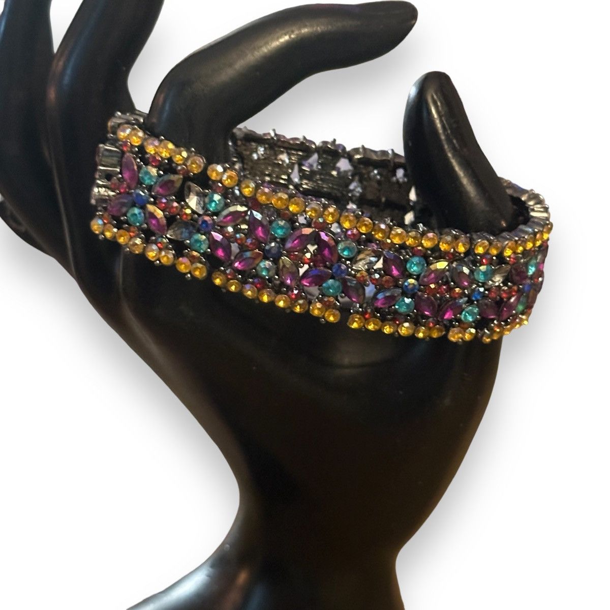 Other Laila Rowe multicolor rhinestone stretch bracelet Size ONE SIZE - 2 Thumbnail