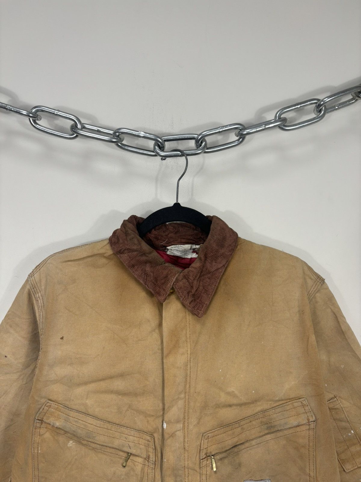 Carhartt Vintage 90s Carhartt Y2K Faded Boxy Cropped Detroit Jacket Size US M / EU 48-50 / 2 - 3 Thumbnail