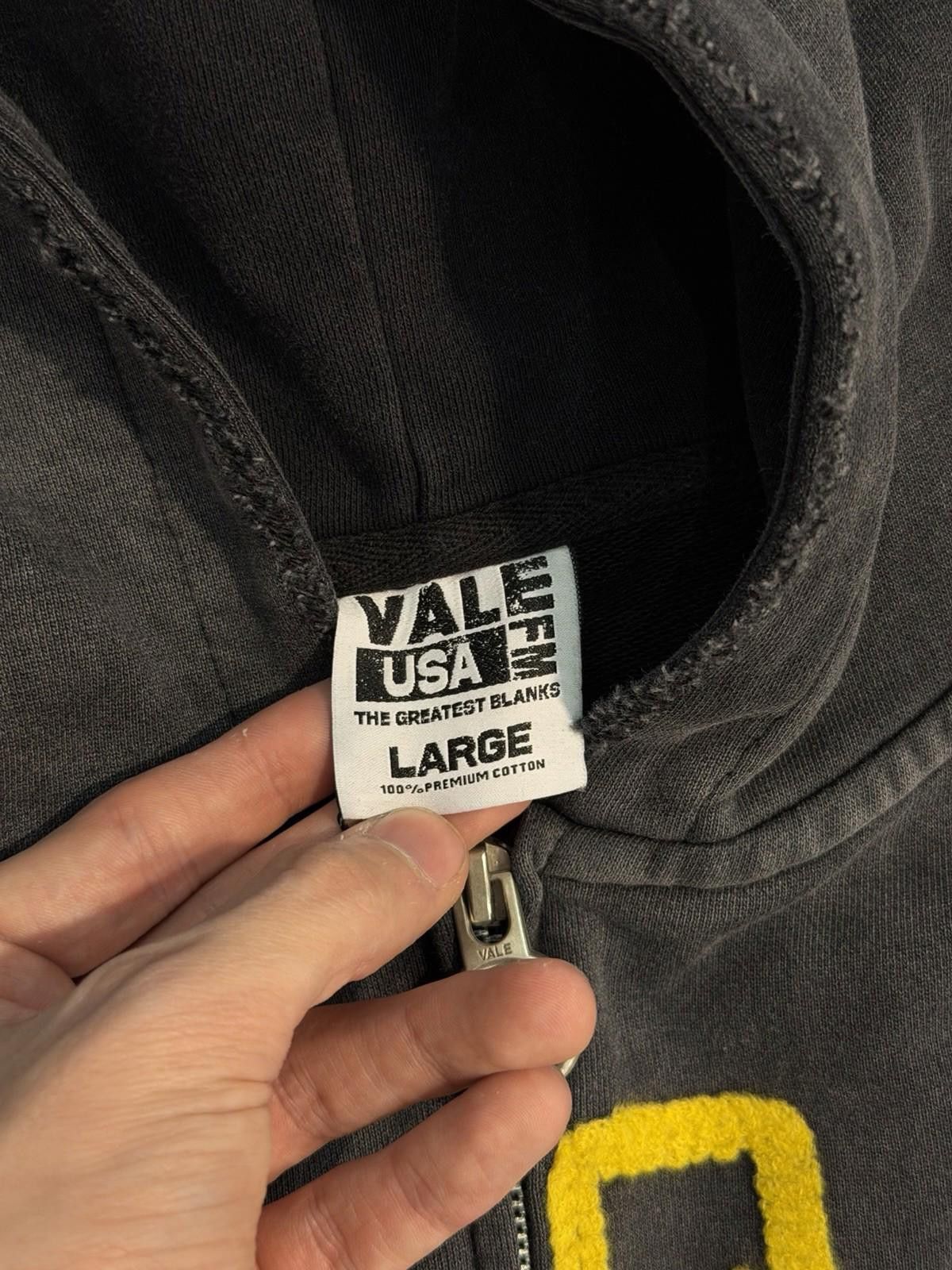 Vale L Vale Black Zip Up Hoodie Authentic Valley Black Yellow Size US L / EU 52-54 / 3 - 9 Thumbnail