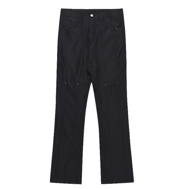 Japanese Brand × Jean Trendy high street slim straight versatile flared trousers Size US 32 / EU 48 - 4 Thumbnail