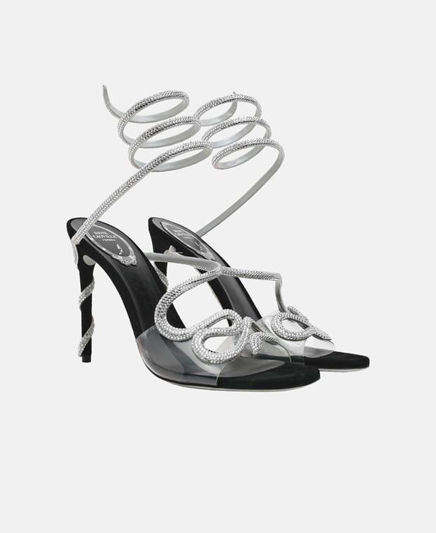 Rene Caovilla Morgana Sandals with calf lacing Size US 7.5 / IT 37.5 - 1 Thumbnail
