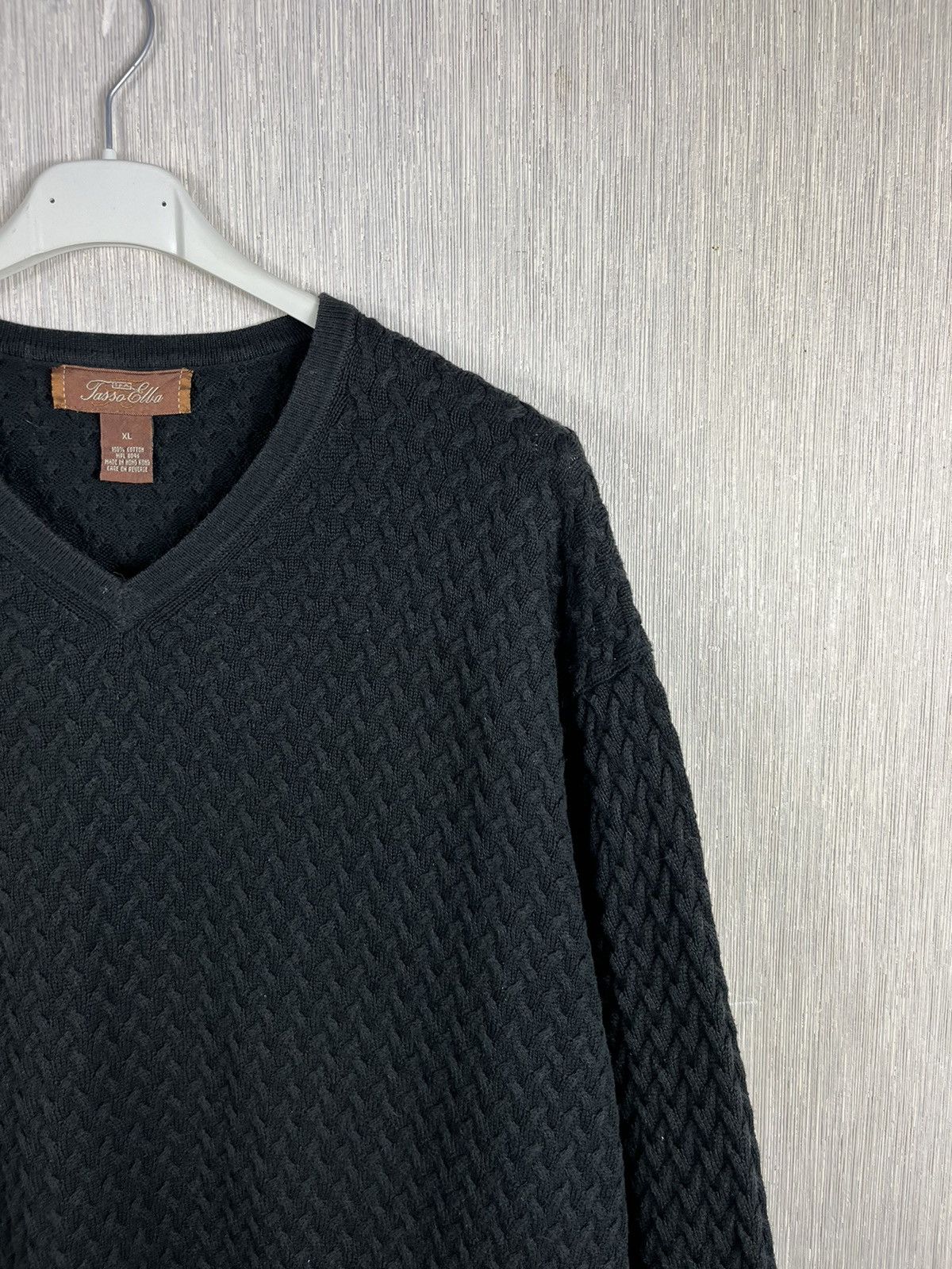 Designer × Tasso Elba × Vintage Tasso Elba cable knit sweater weave braid knitted old money Size US XL / EU 56 / 4 - 3 Thumbnail