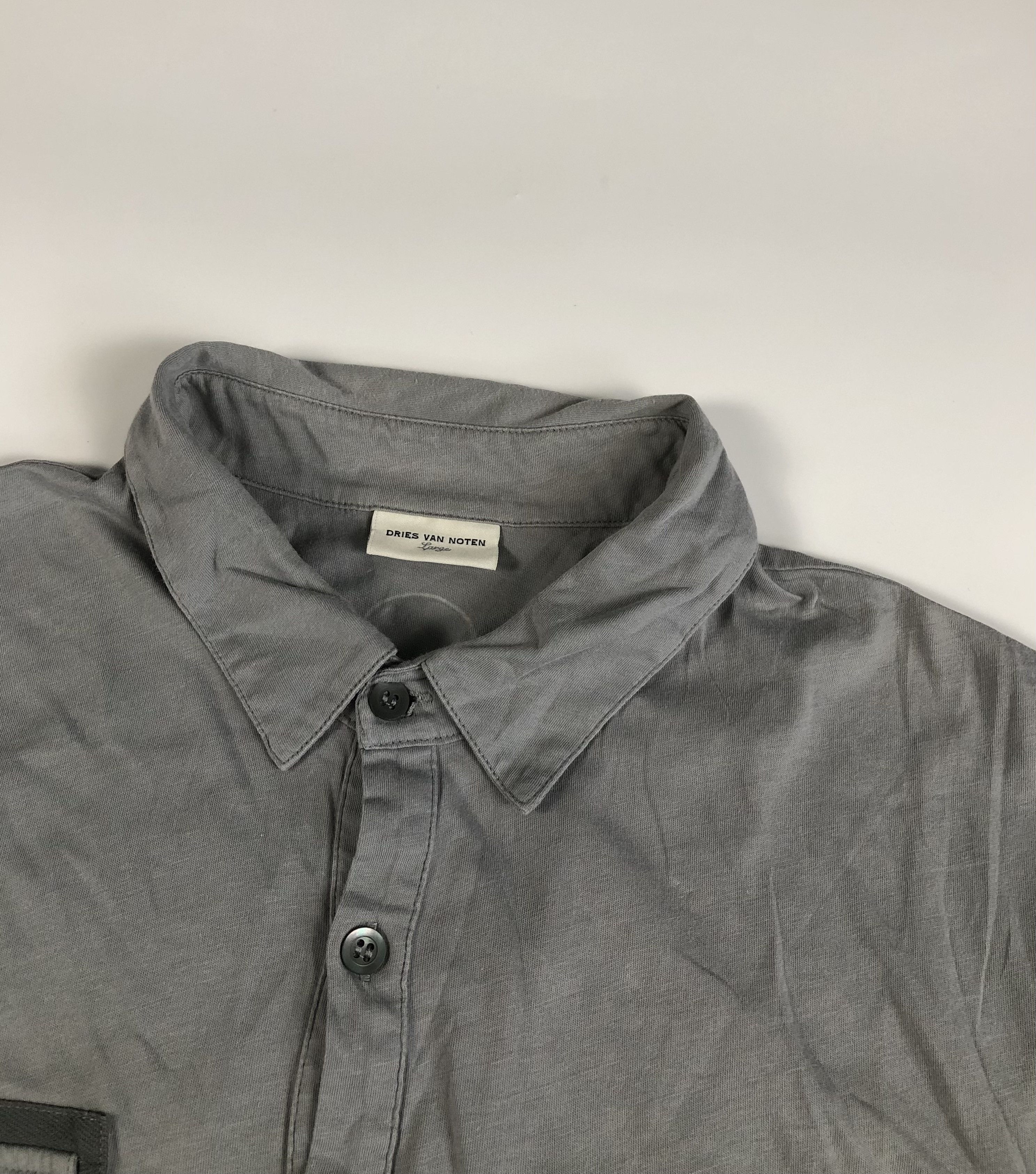 Dries Van Noten Dries Van Noten Two Pocket Cotton Polo Shirt Size US L / EU 52-54 / 3 - 3 Thumbnail