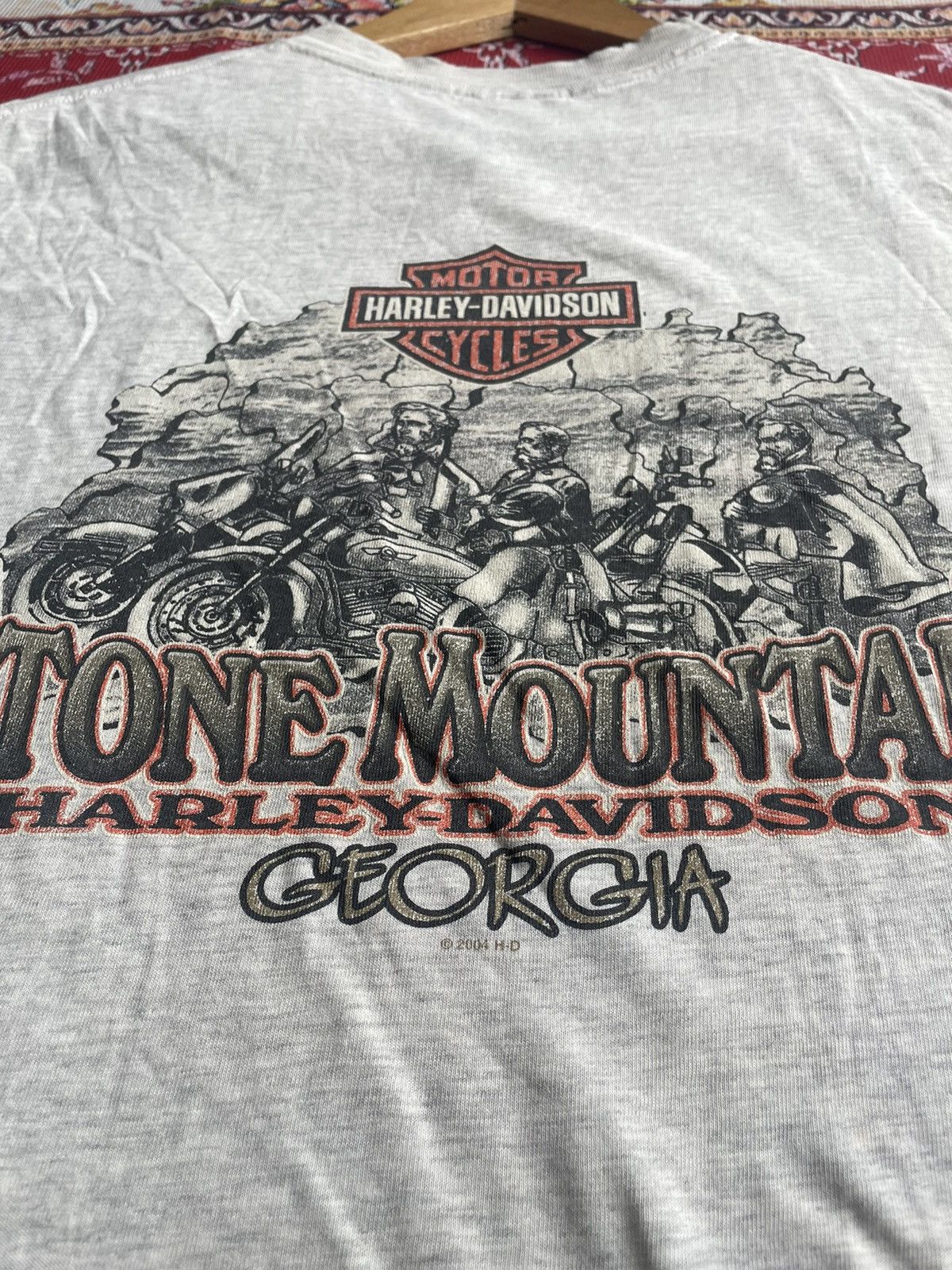 Harley Davidson Vintage y2k harley davidson stone maountain georgia Size US XL / EU 56 / 4 - 3 Thumbnail
