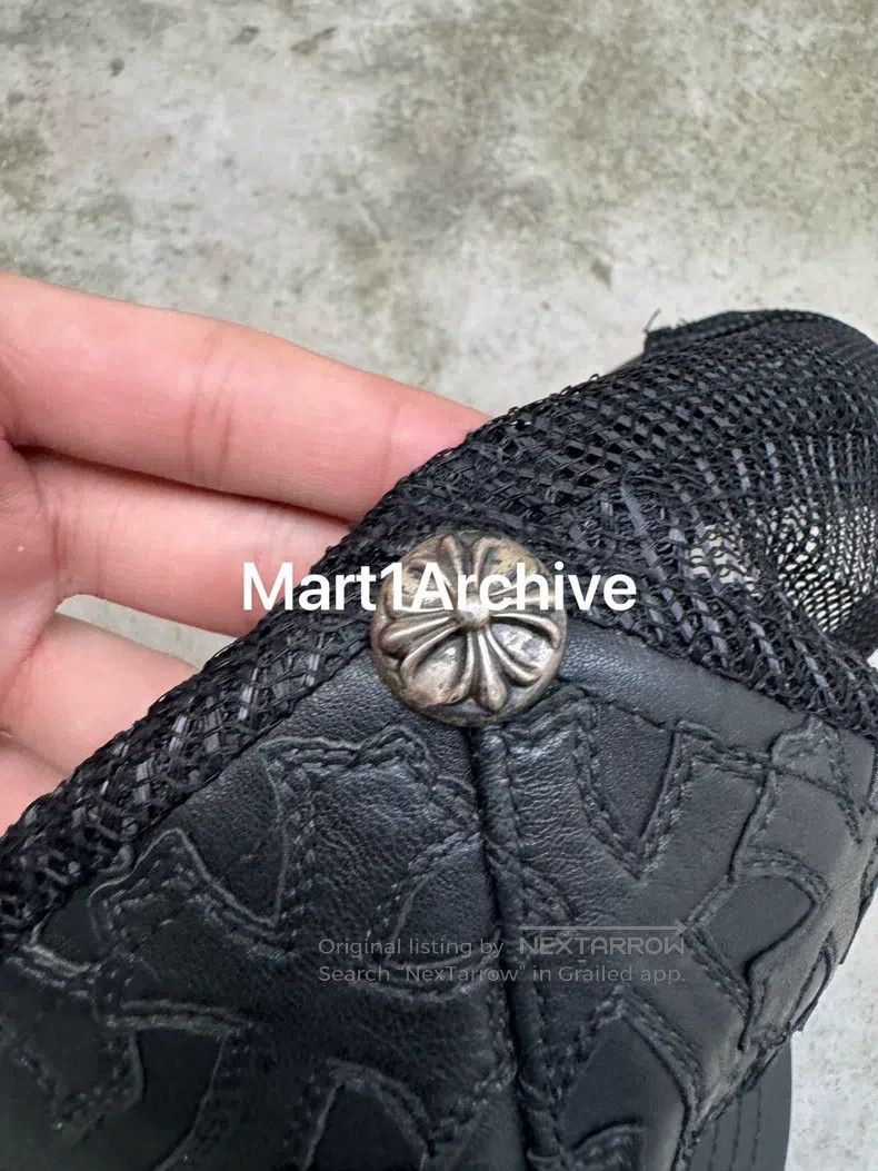 Chrome Hearts CHROME HEARTS Full print cross-stitched leather silver acc Size ONE SIZE - 3 Thumbnail