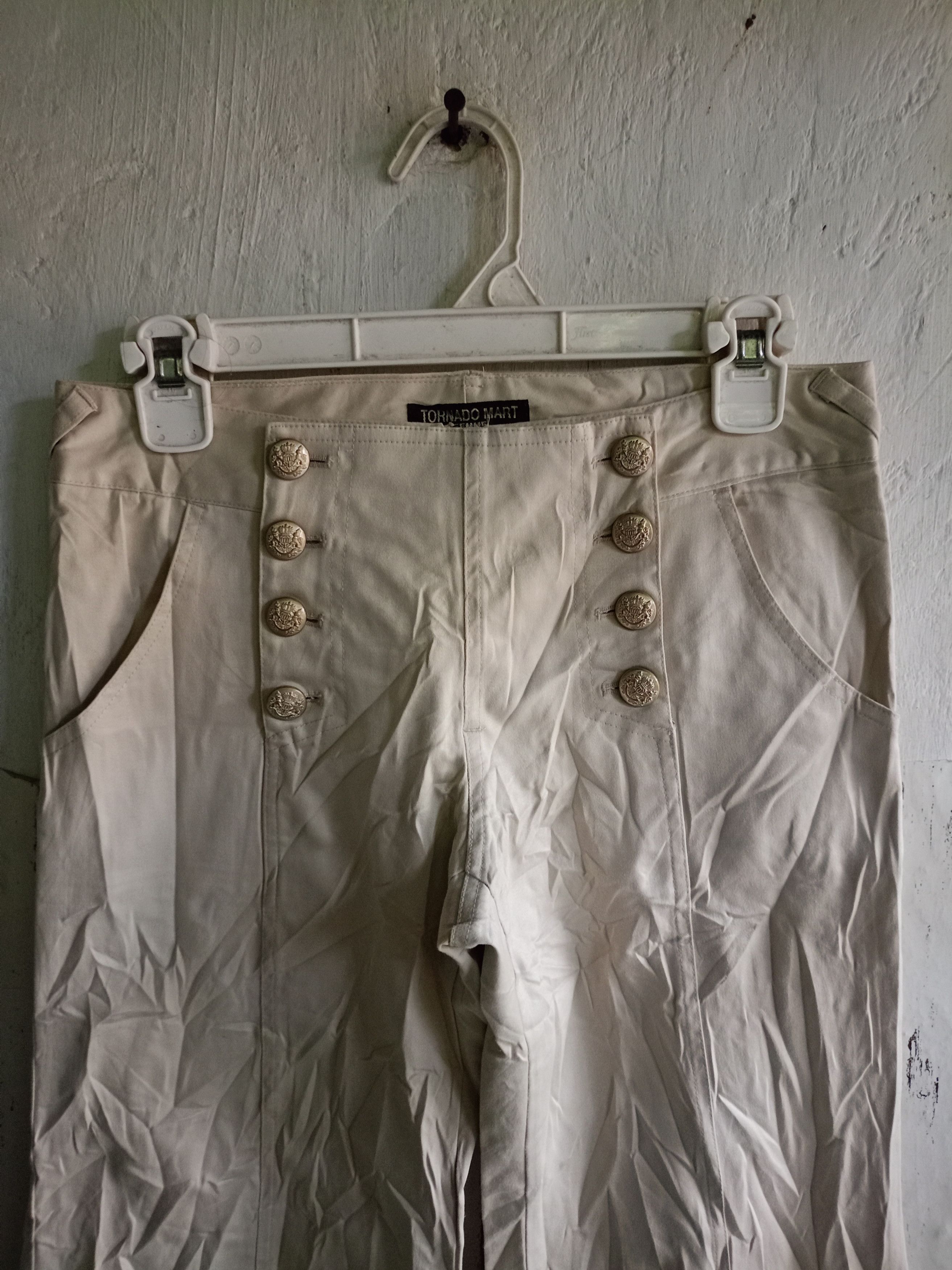 Tornado Mart Tornado Mart Femme Wide leg Pants Size 28" / US 6 / IT 42 - 4 Thumbnail