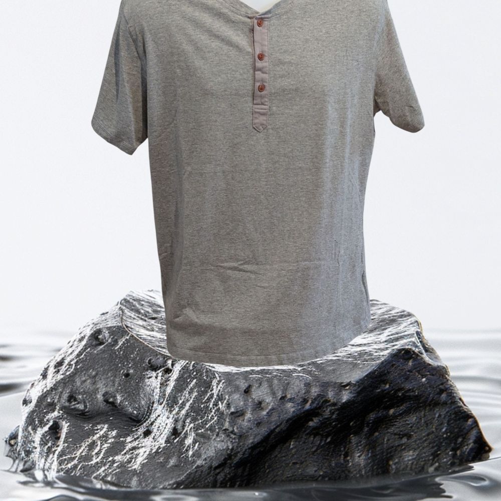 The Unbranded Brand Polo Shirt Gray Men Large Short Sleeve Golf Button Christmas Size US L / EU 52-54 / 3 - 1 Thumbnail